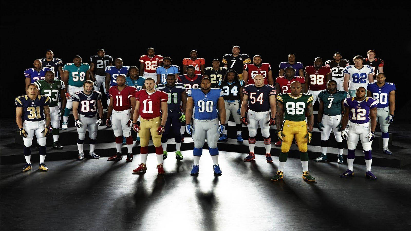 NFL, American Footballers, team uniforms, HD Desktop Wallpaper