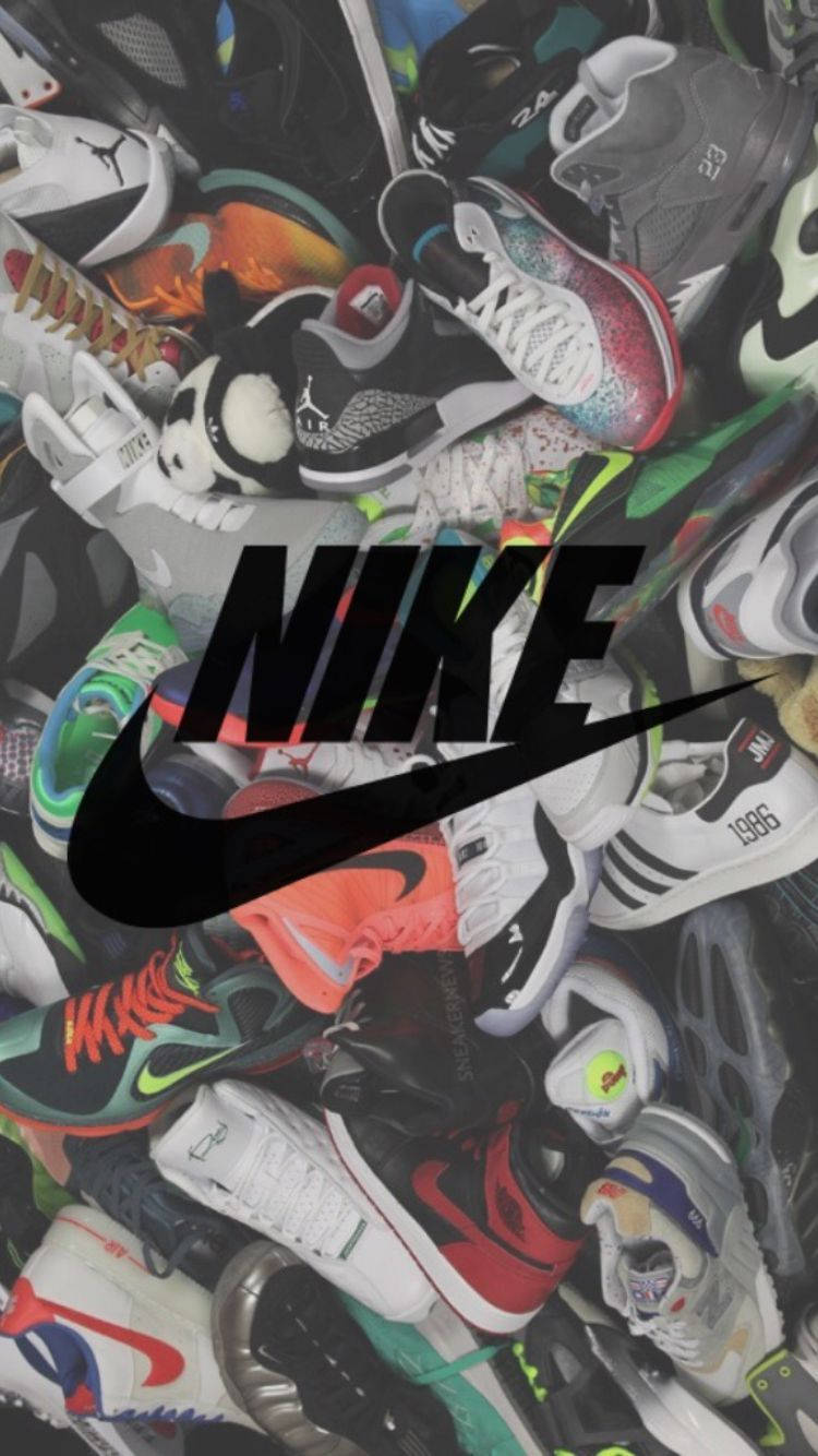 Nike, sneakers, swoosh logo, HD Phone Wallpaper