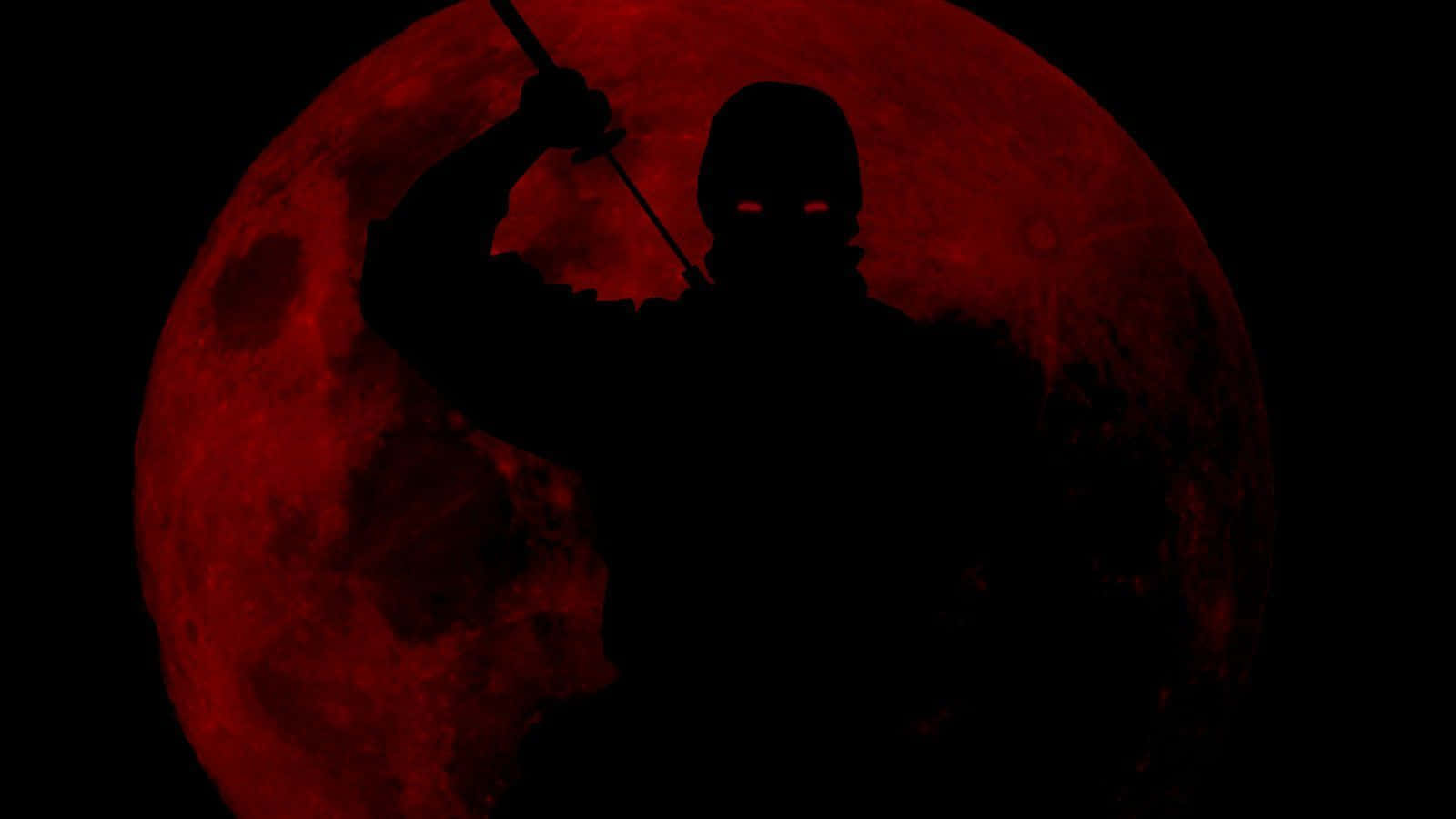 Cool Ninja, masked figure, sword, HD Desktop Wallpaper