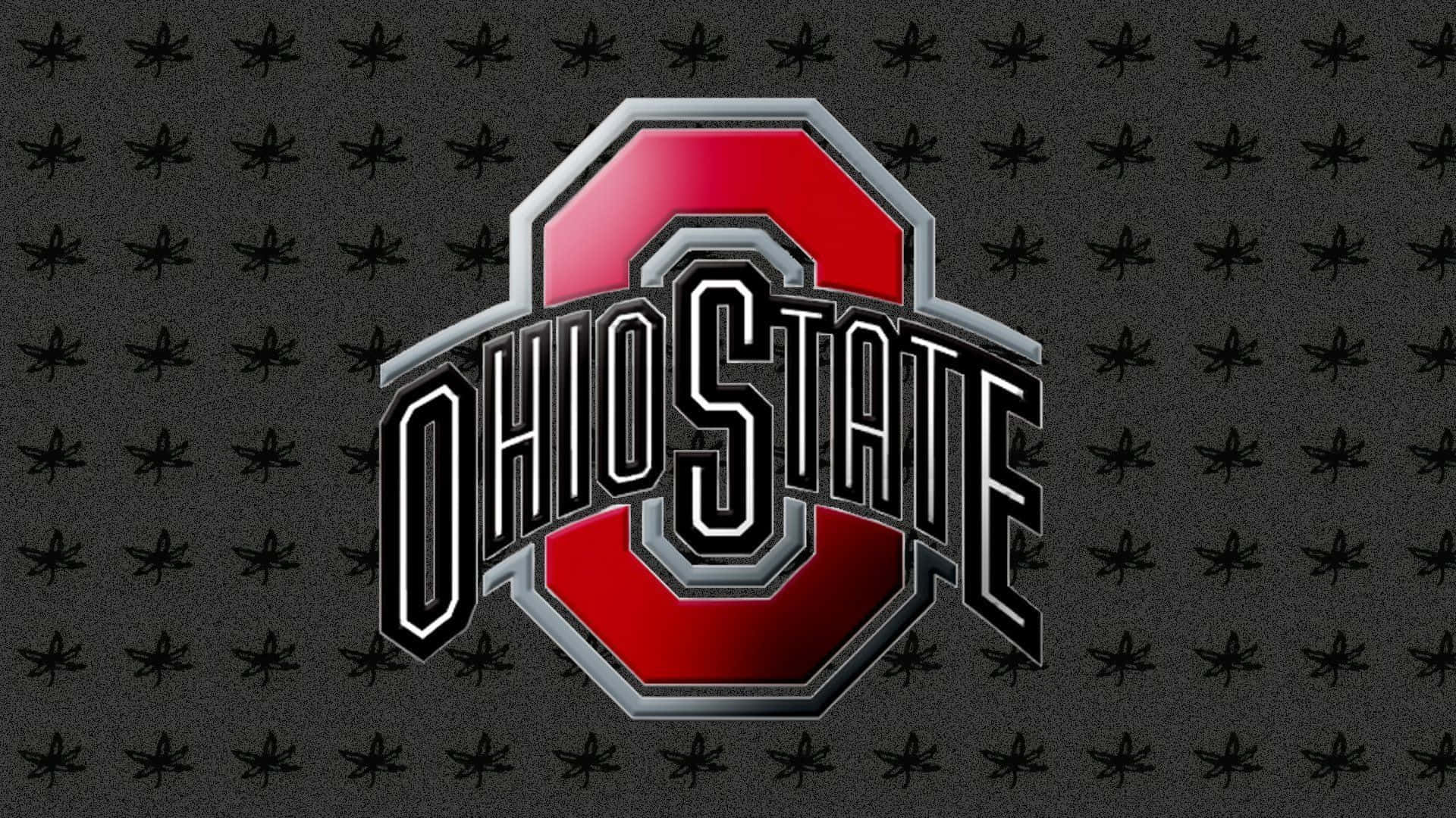 Ohio State, red, silver, Full HD Desktop Wallpaper
