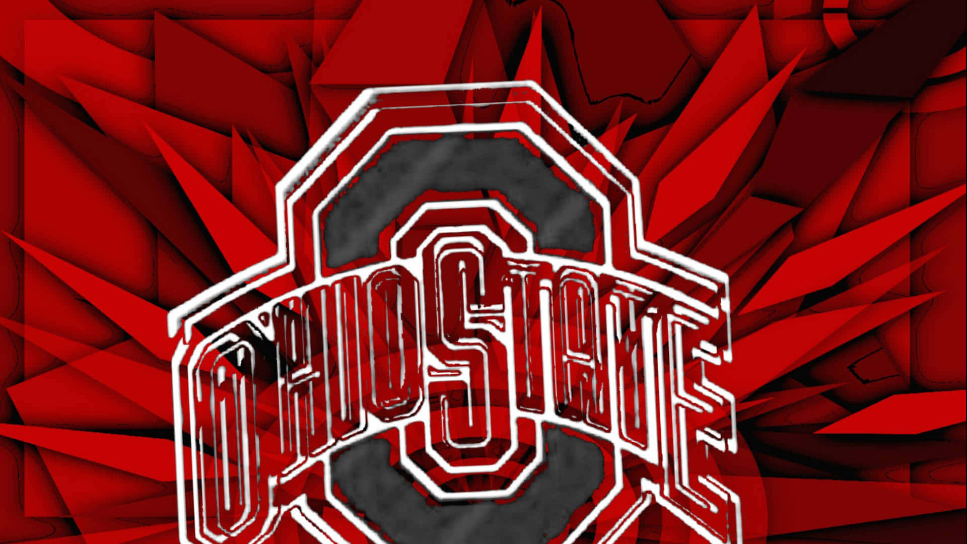Ohio State, red, white, Full HD Desktop Wallpaper