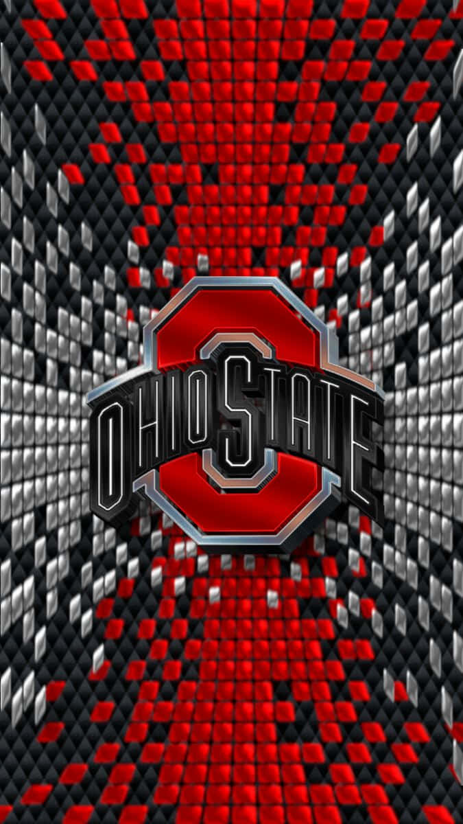 Ohio State, iPhone, red, SD Phone Wallpaper