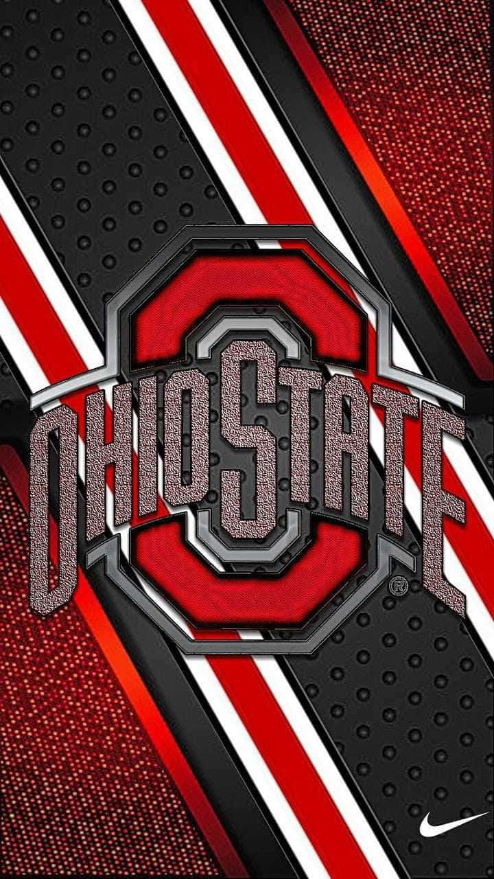 Ohio State, iPhone, red and black, HD Phone Wallpaper