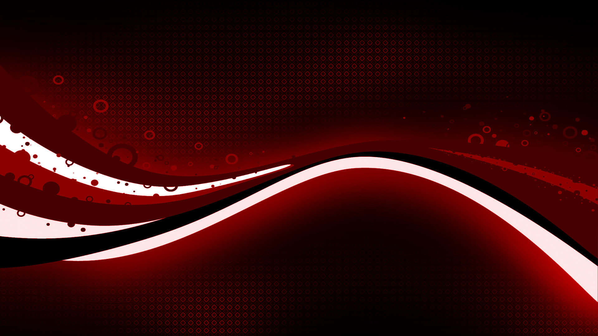 red, white, wave, Full HD Desktop Wallpaper
