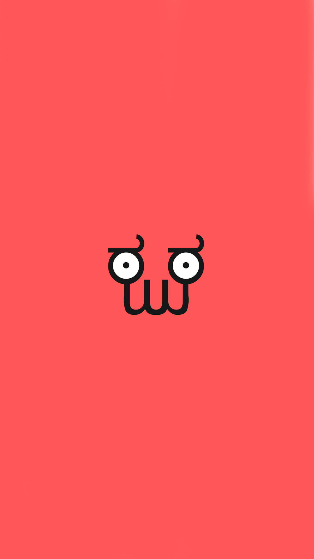 cool phone cartoon, minimalist black line drawing, cute cartoon face, Full HD Phone Wallpaper