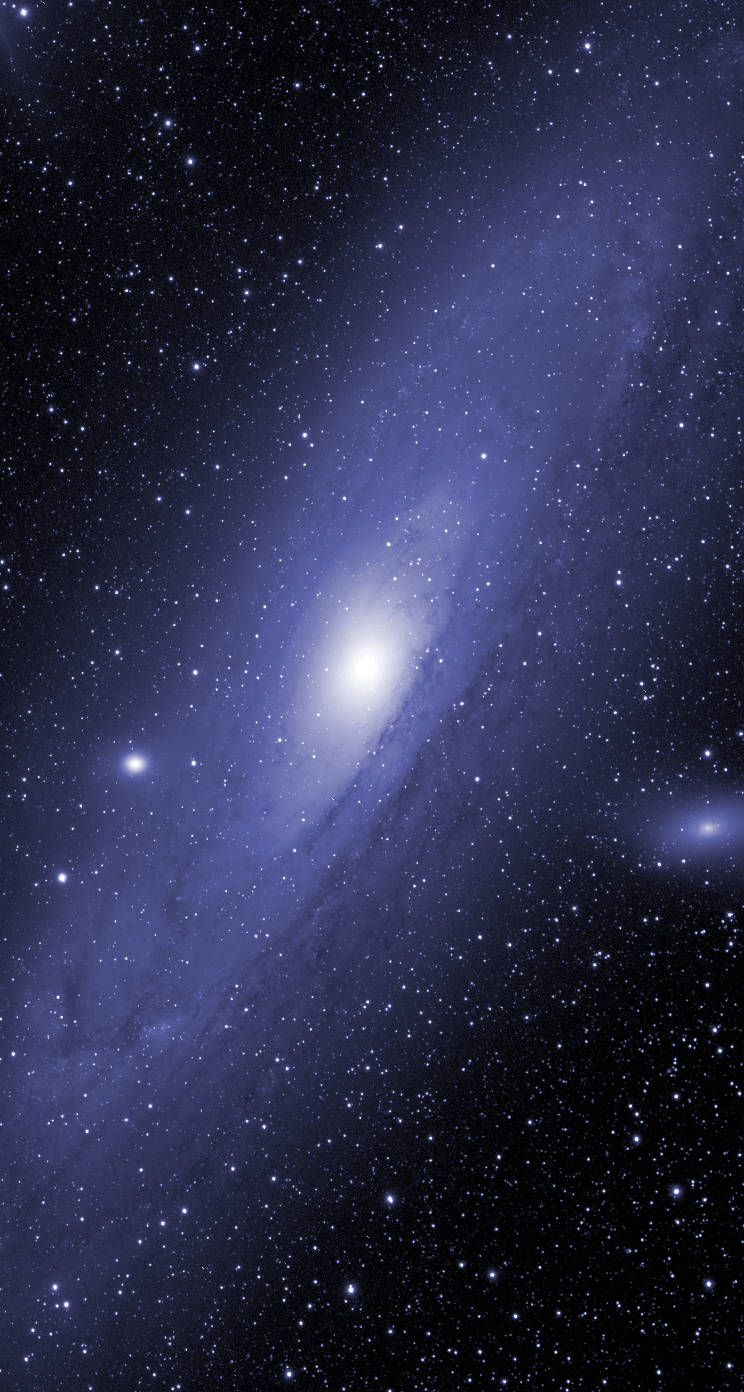 Cool Phone Galaxy, spiral galaxy, bright core, HD Phone Wallpaper