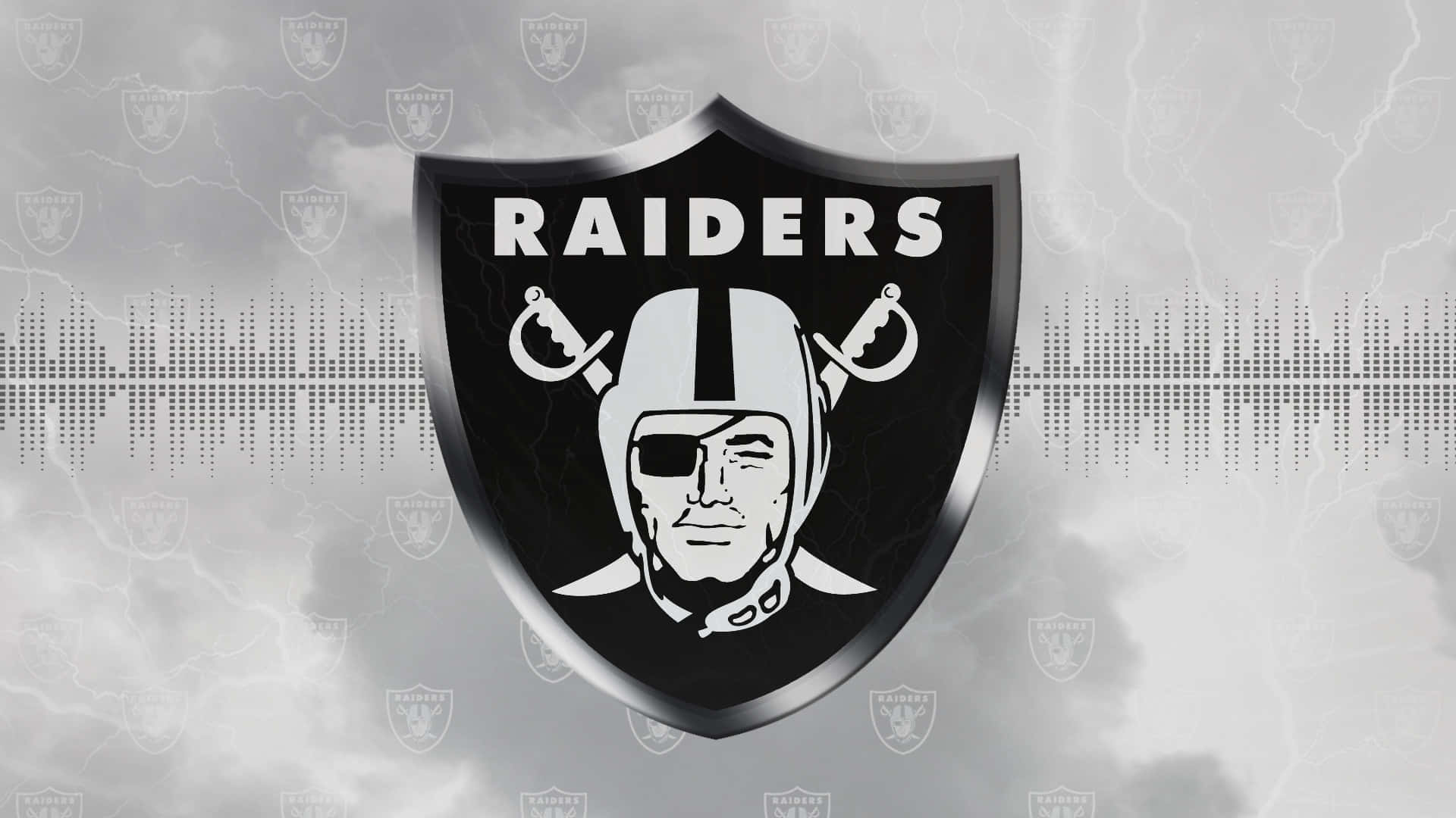 Raiders, shield logo, helmeted warrior, Full HD Desktop Wallpaper