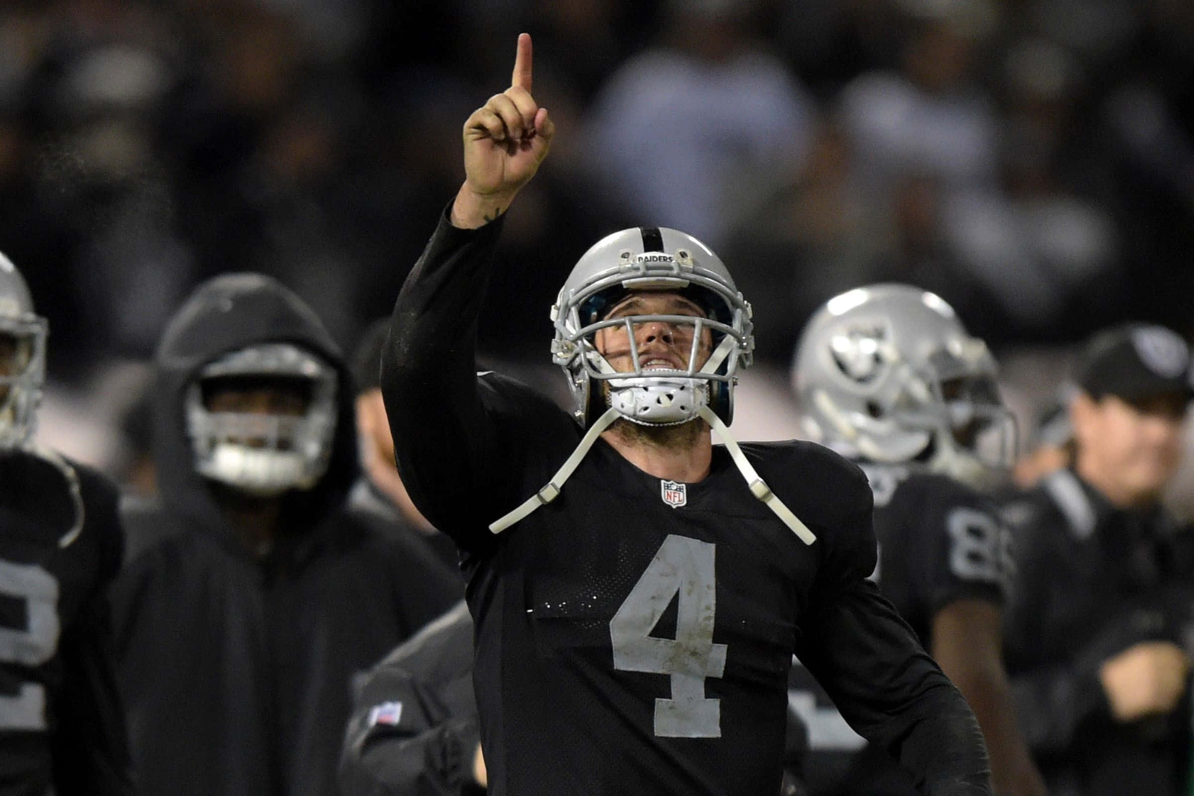 Raiders, quarterback, number 4, Full HD Desktop Wallpaper