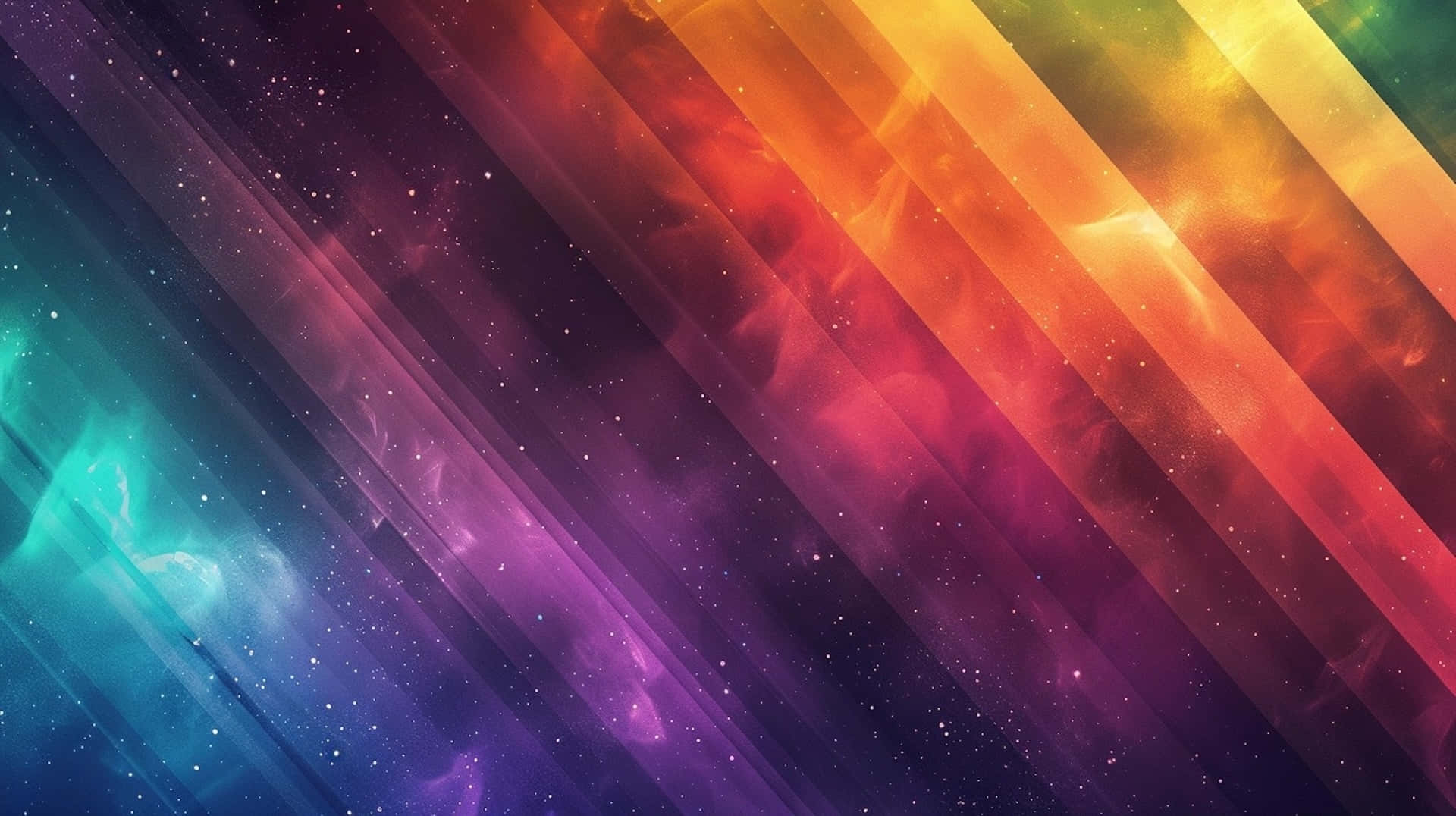 cosmic rainbow gradient, starry cosmic nebula, glowing cosmic dust, Full HD Desktop Wallpaper