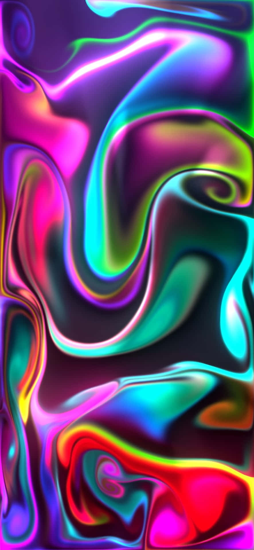 Vibrant_ Rainbow_ Liquid_ Art.JPG, neon colors, glossy liquid motion, Full HD Phone Wallpaper