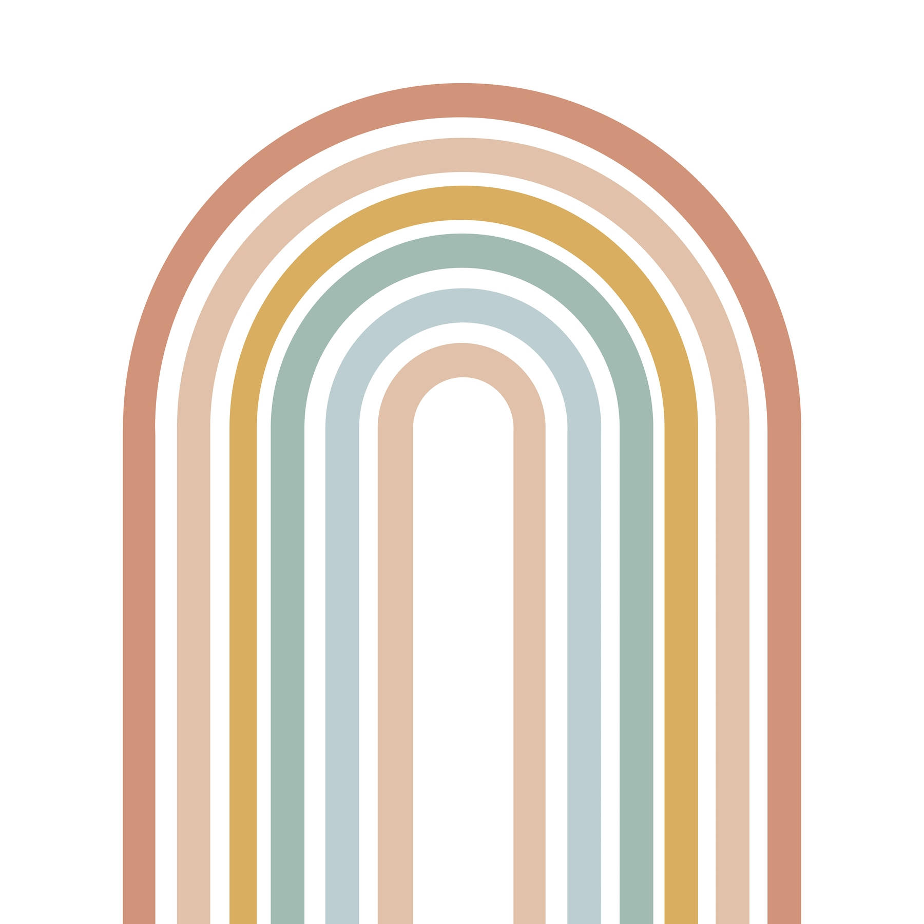 boho rainbow, pastel rainbow, muted tones, HD Desktop Wallpaper