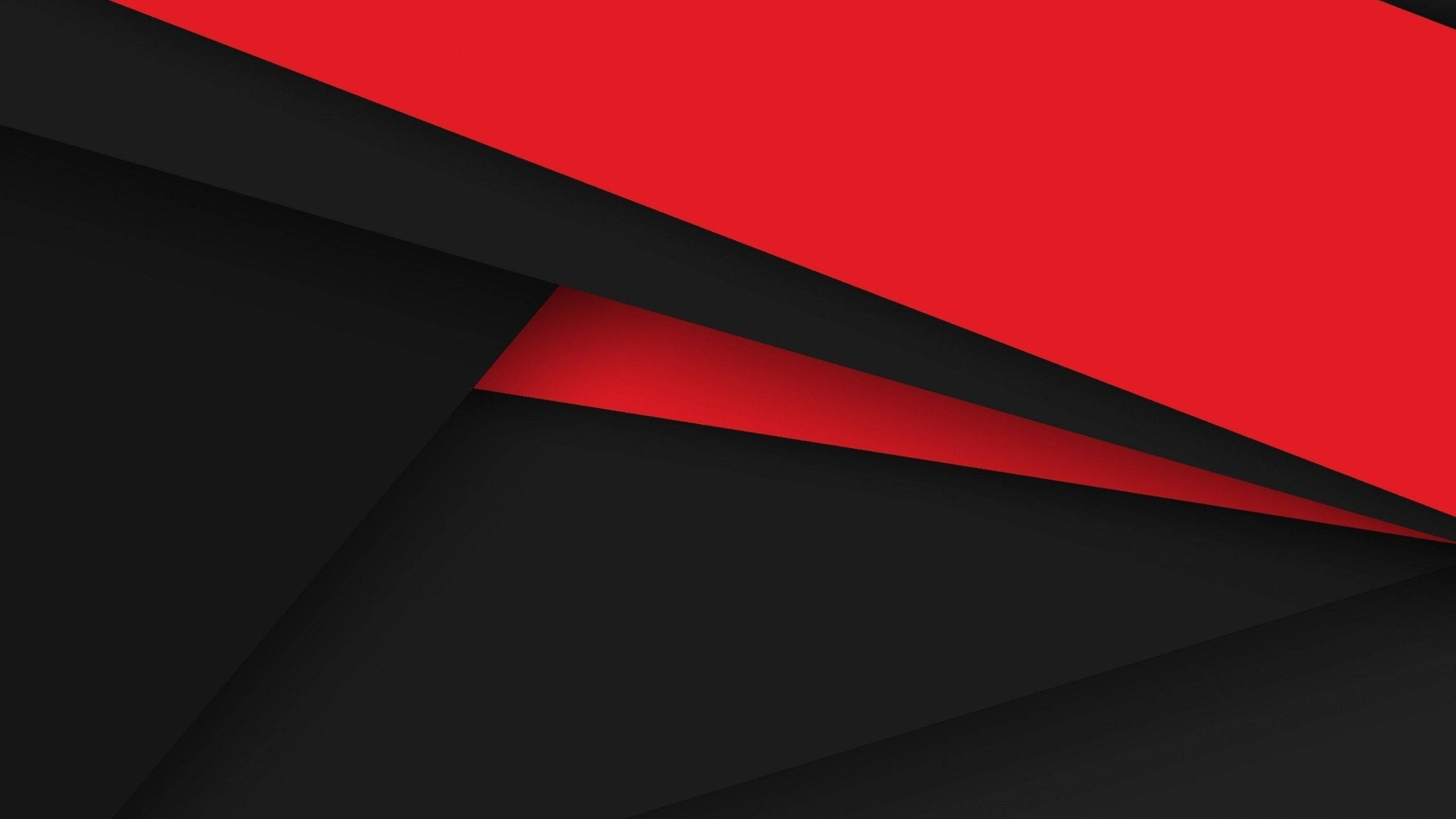 Red, Black, Geometric planes, 2K Desktop Wallpaper