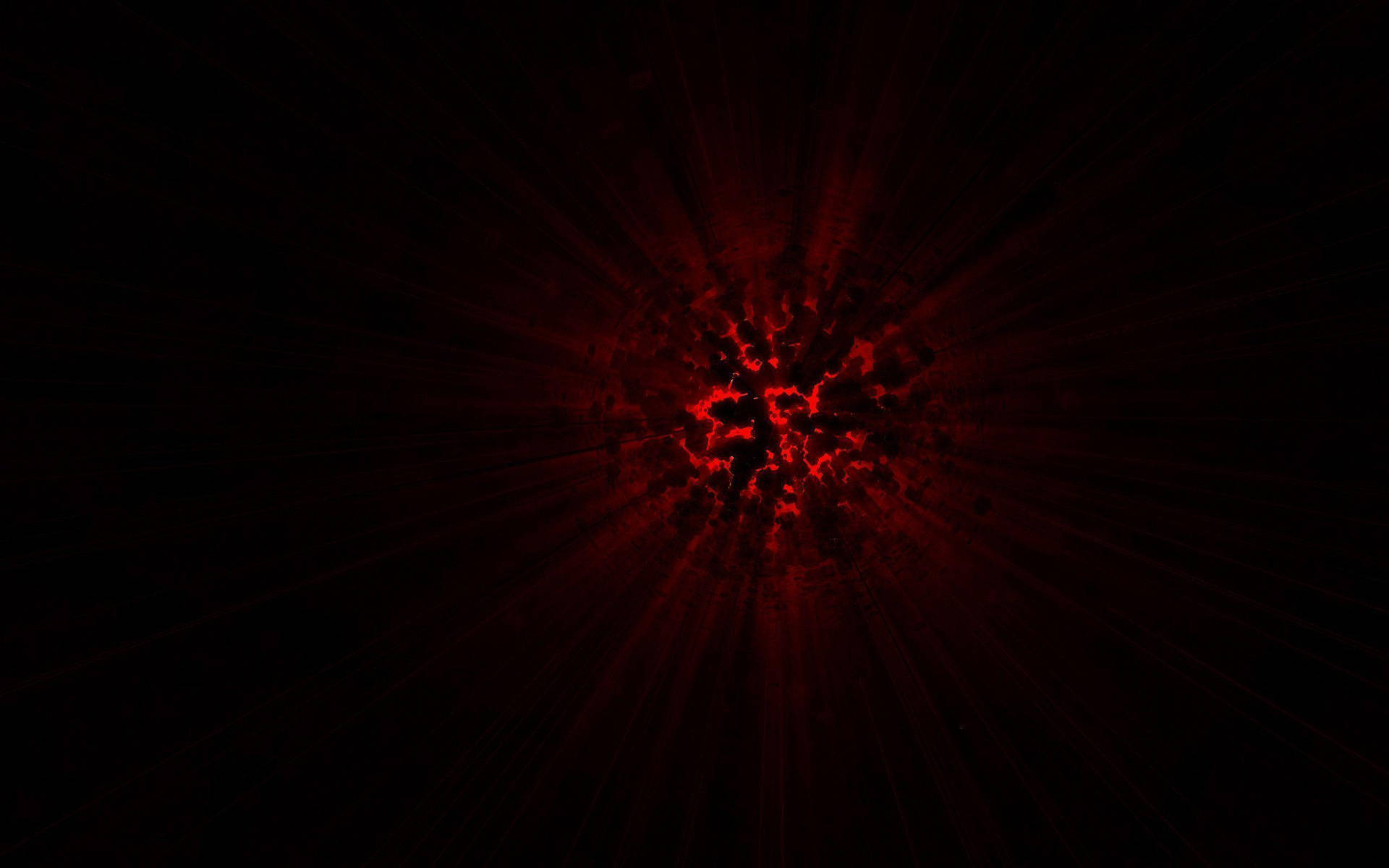 Cool Red And Black, radiant red, pitch-black void, Full HD Desktop Wallpaper