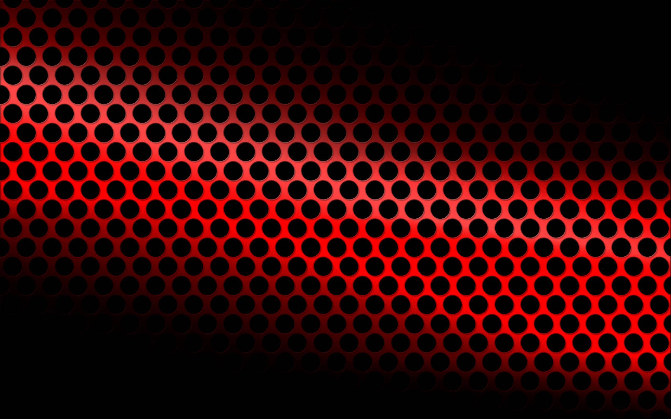 Cool Red, holed steel plate, red gradient, 2K Desktop Wallpaper