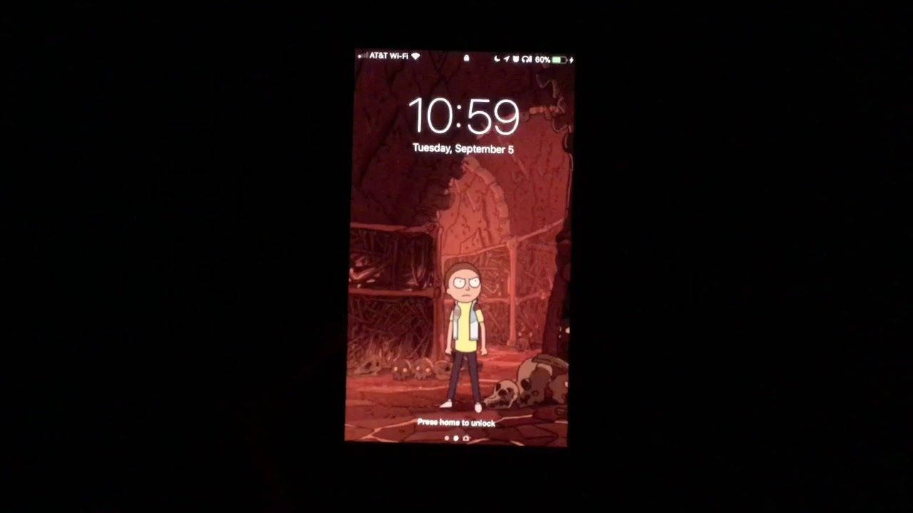 Rick and Morty, dim red-lit cave, skull, HD Desktop Wallpaper