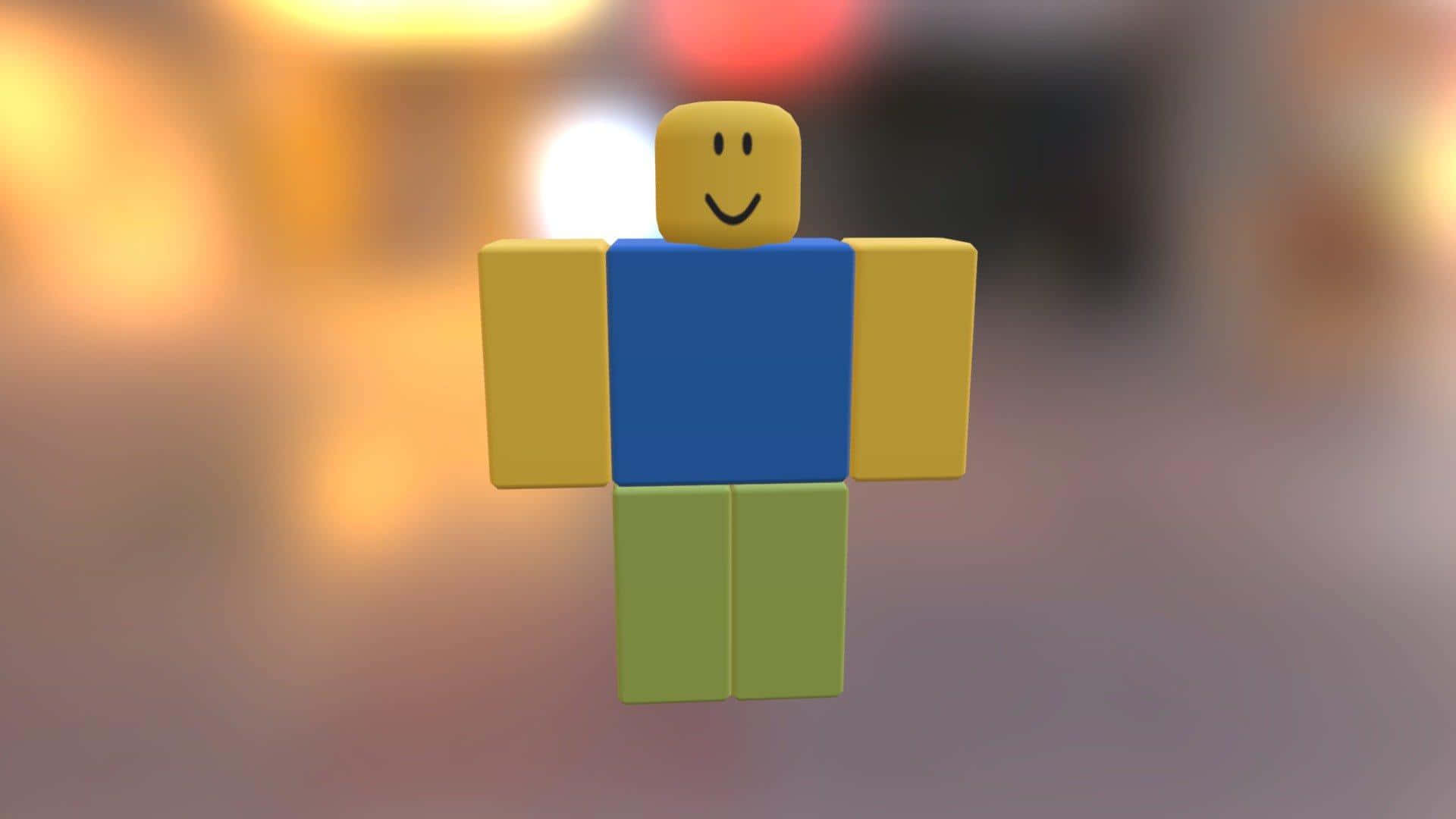 Roblox, blocky avatar, yellow head, Full HD Desktop Wallpaper