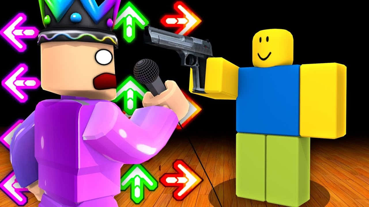 Roblox, Noob, purple, HD Desktop Wallpaper