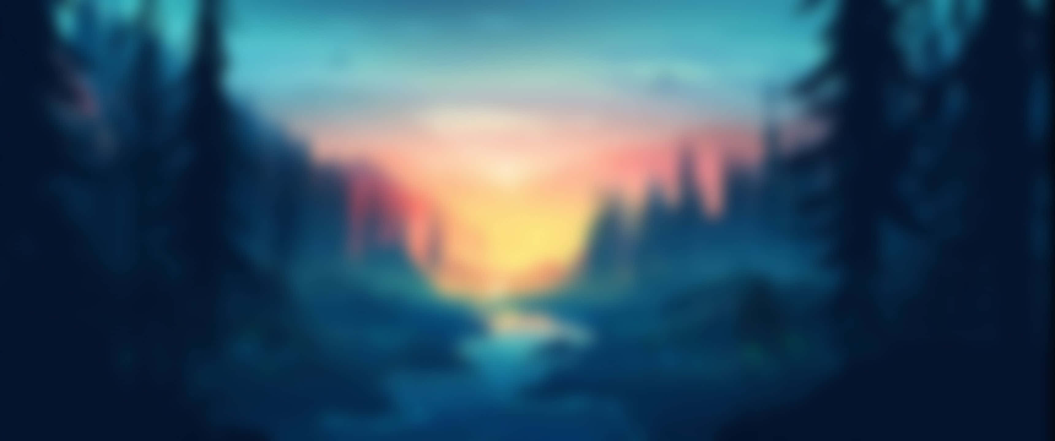 Roblox Blue, 3440 x 1440, forest sunset, 2K Desktop Wallpaper