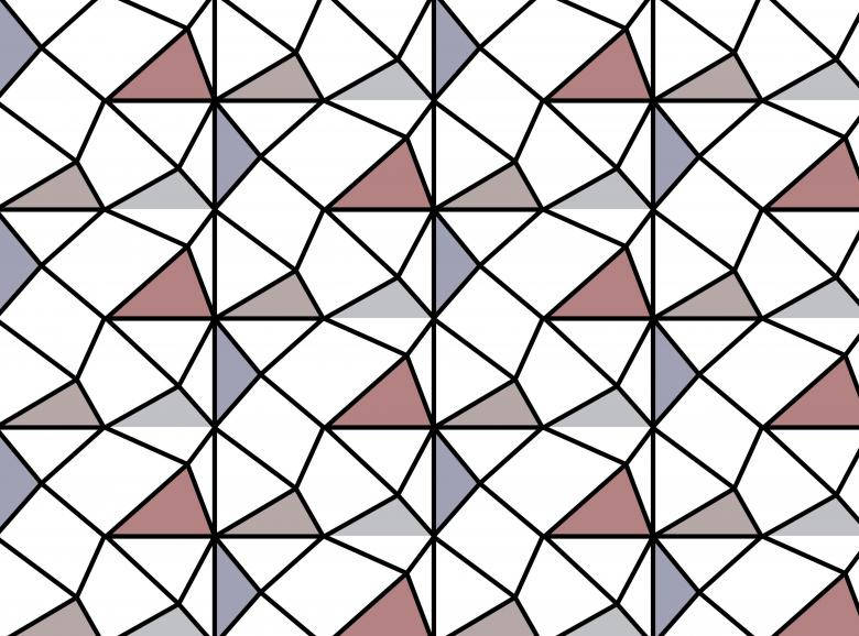 Cool Simple, abstract tiles, triangular patterns, SD Desktop Wallpaper