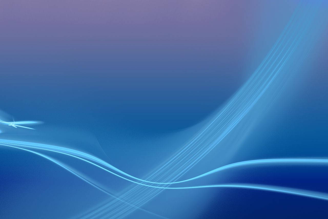 Cool Simple, soft lines, glowing blue light streaks, HD Desktop Wallpaper