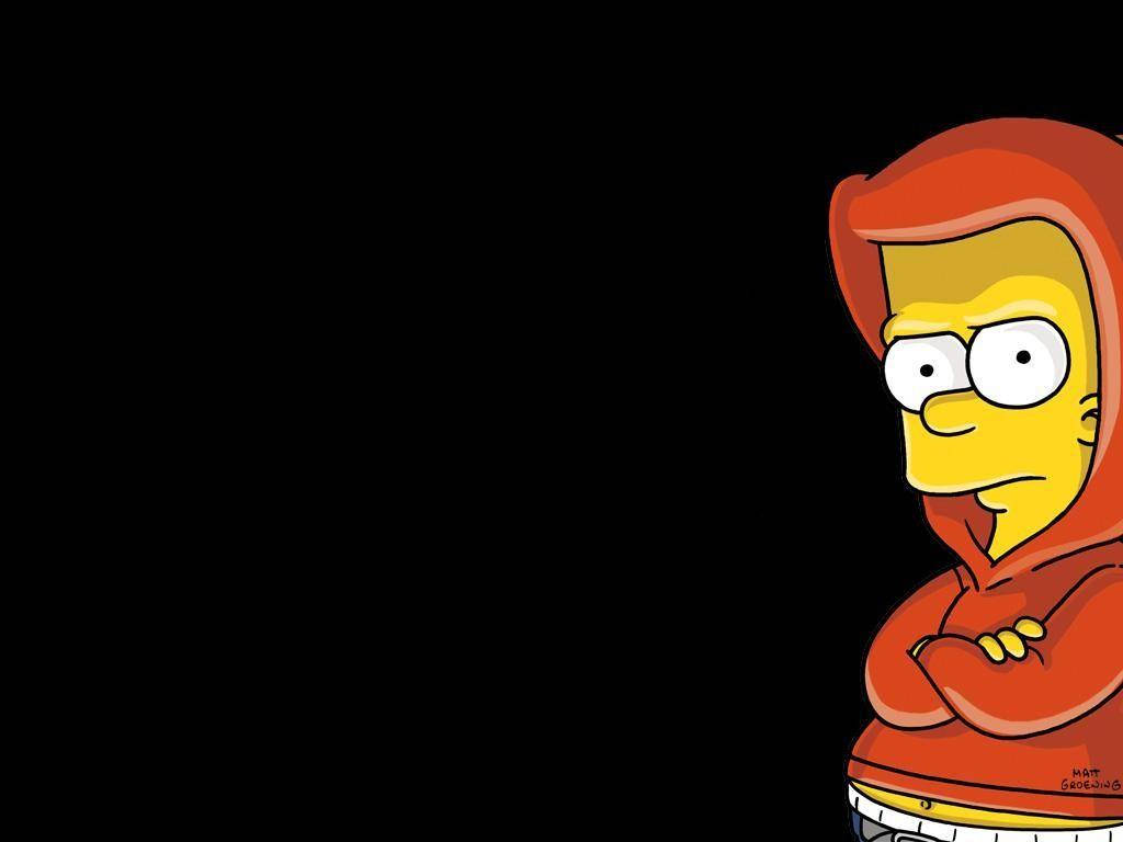 Cool Simpsons, orange hoodie, red hoodie, SD Desktop Wallpaper