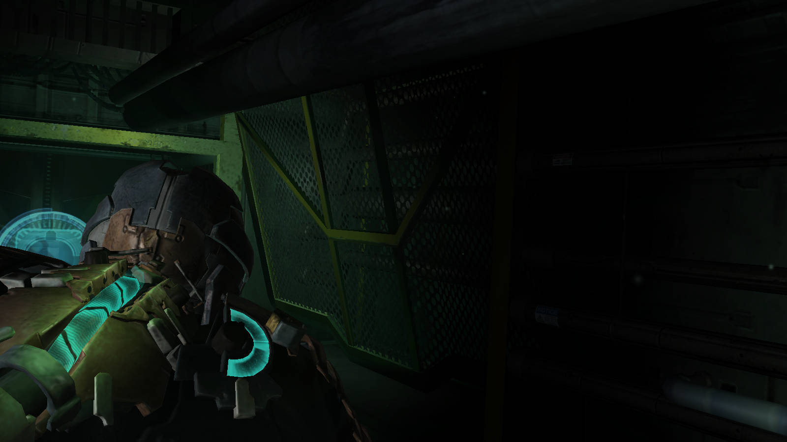 Cool Space Man, dark spaceship, futuristic armor, HD Desktop Wallpaper