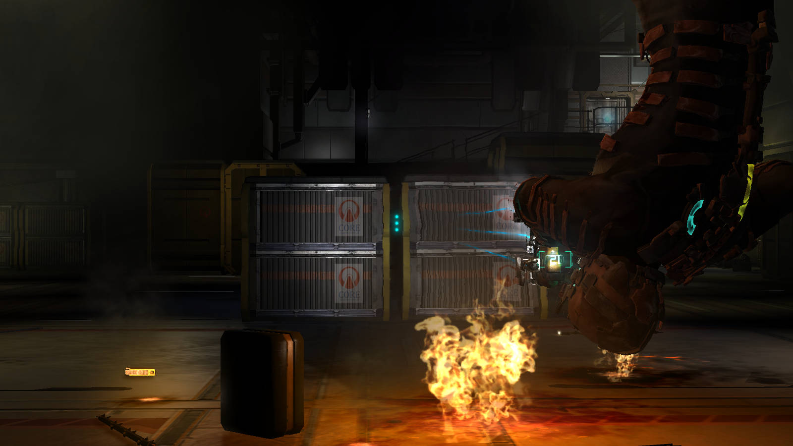 Cool Space, laser gun, massive armored boot, HD Desktop Wallpaper