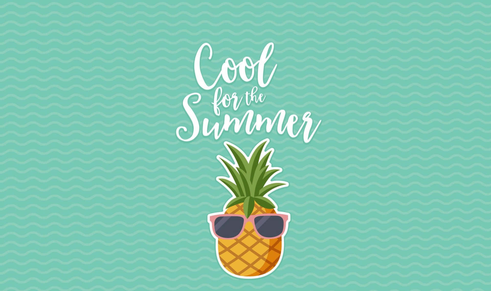 Cool Summer, pineapple, sunglasses, Full HD Desktop Wallpaper