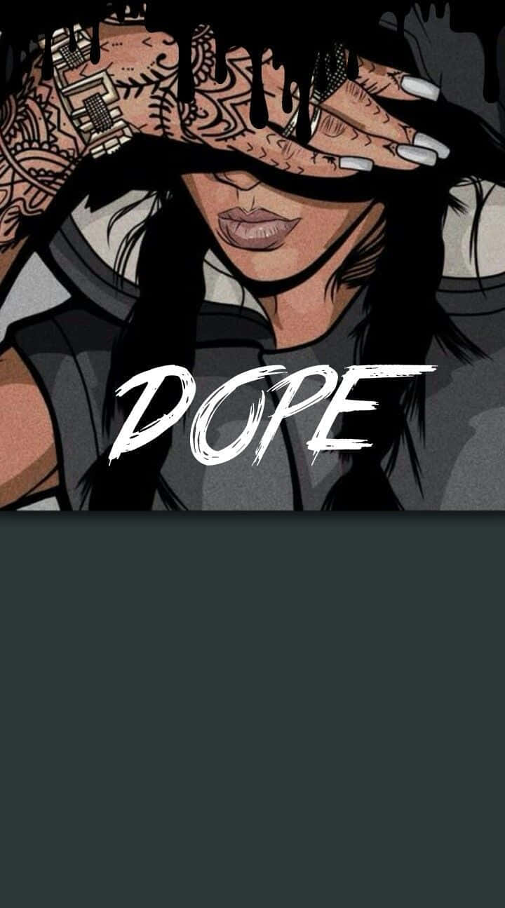 Cool Swag, comic book woman, tattooed hands, HD Phone Wallpaper