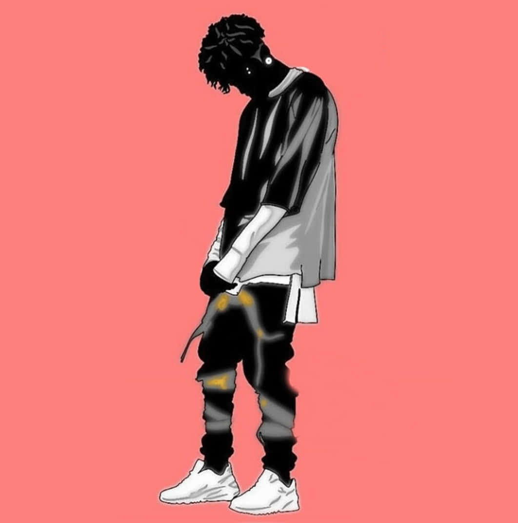cool swag, black silhouette, streetwear, SD Phone Wallpaper