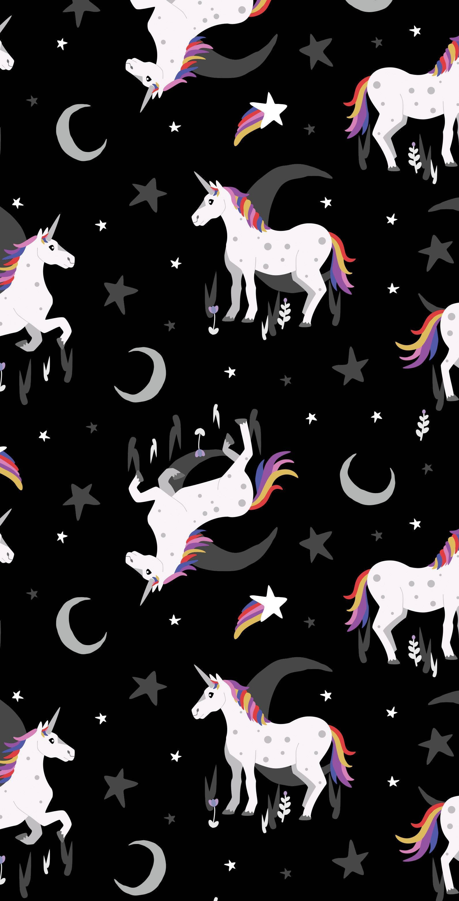 cool unicorn, white unicorn, rainbow mane, 2K Phone Wallpaper