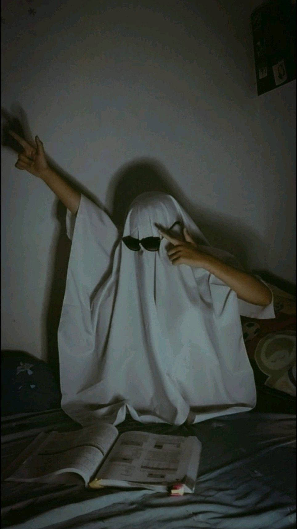 Cool Vibes, white sheet, sunglasses, HD Phone Wallpaper