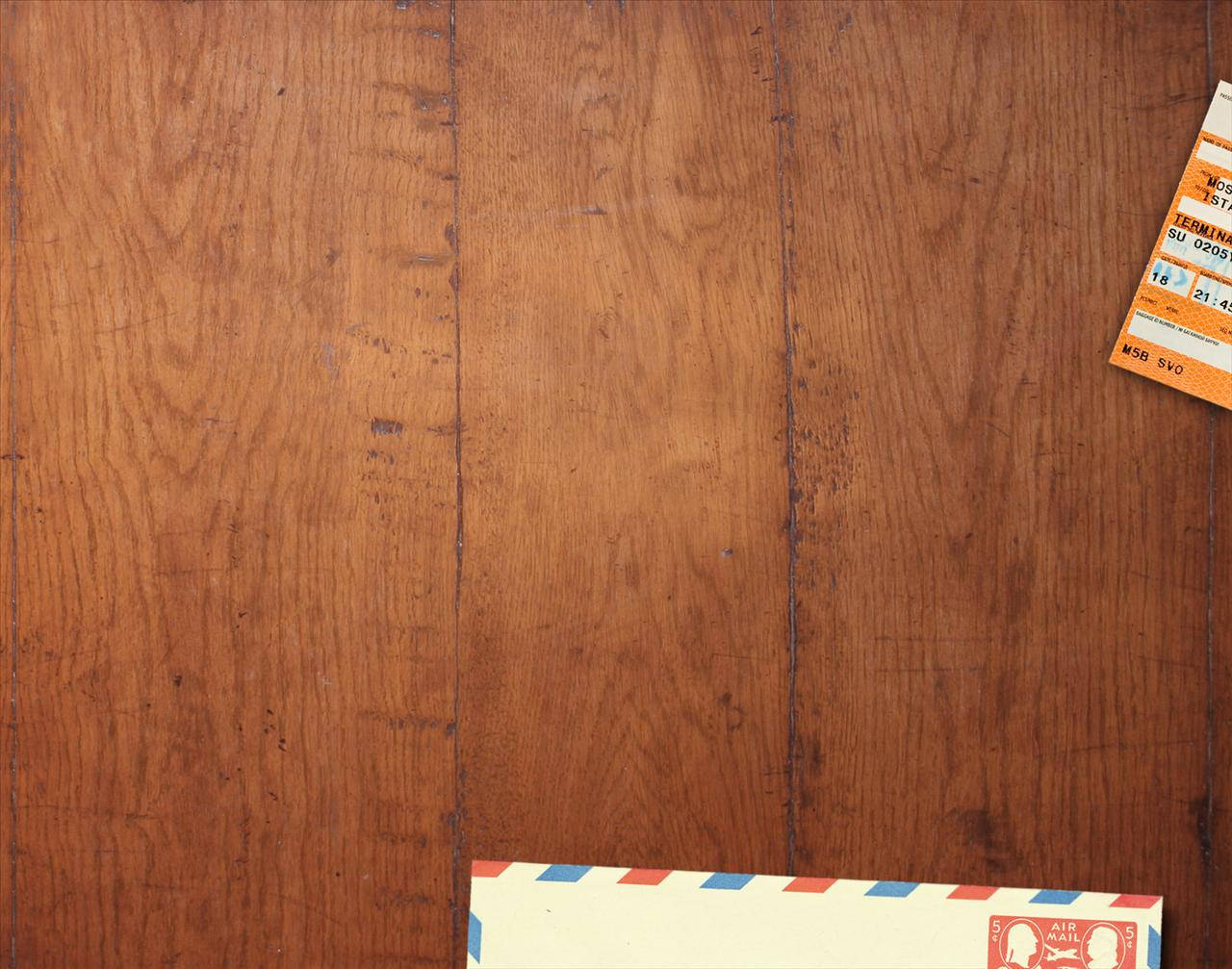 vintage air mail envelope, boarding pass, warm-toned wooden floorboards, HD Desktop Wallpaper