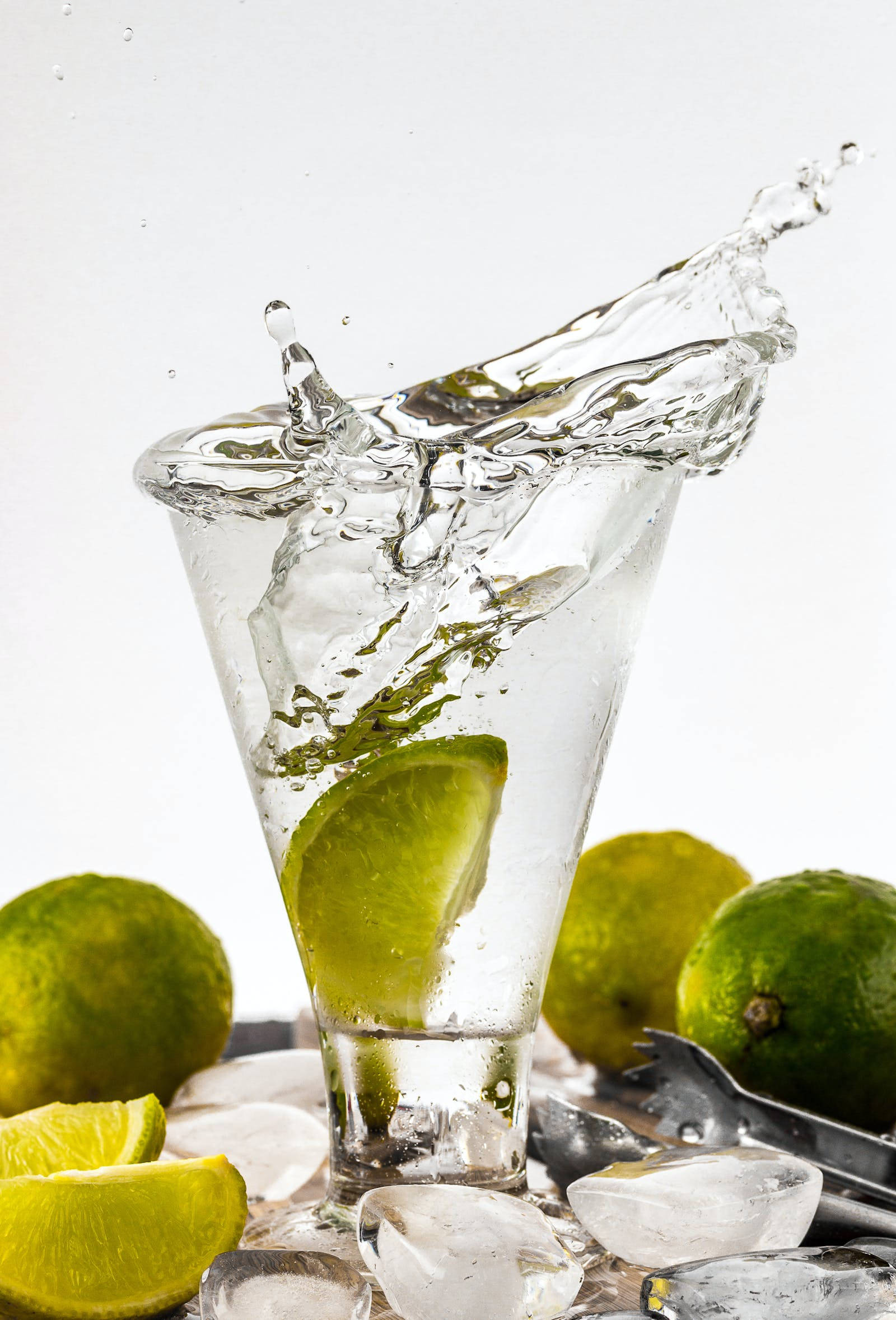glass, cool water, lime, Full HD Phone Wallpaper