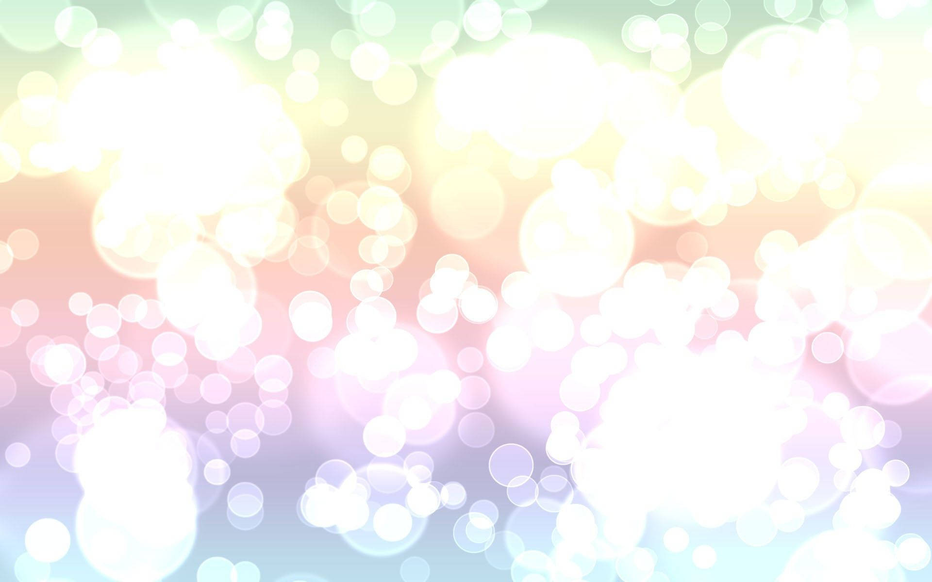 white color bokeh, soft pastel gradient, glowing bokeh lights, Full HD Desktop Wallpaper