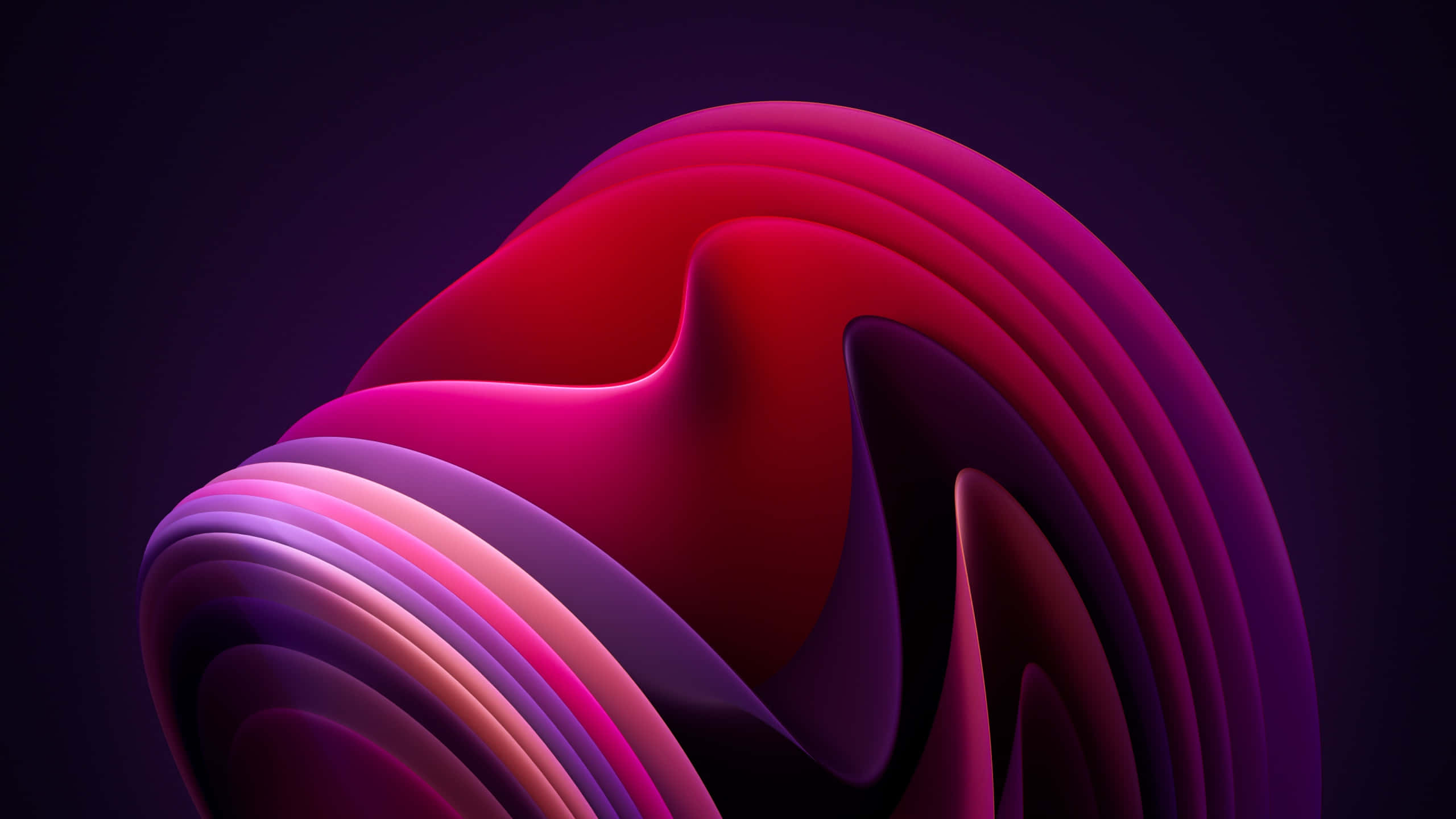 Windows 10, magenta, purple, 2K Desktop Wallpaper
