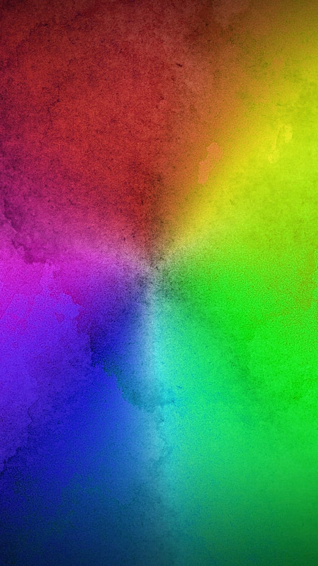 rainbow iPhone, smoky, watercolor gradient, Full HD Phone Wallpaper