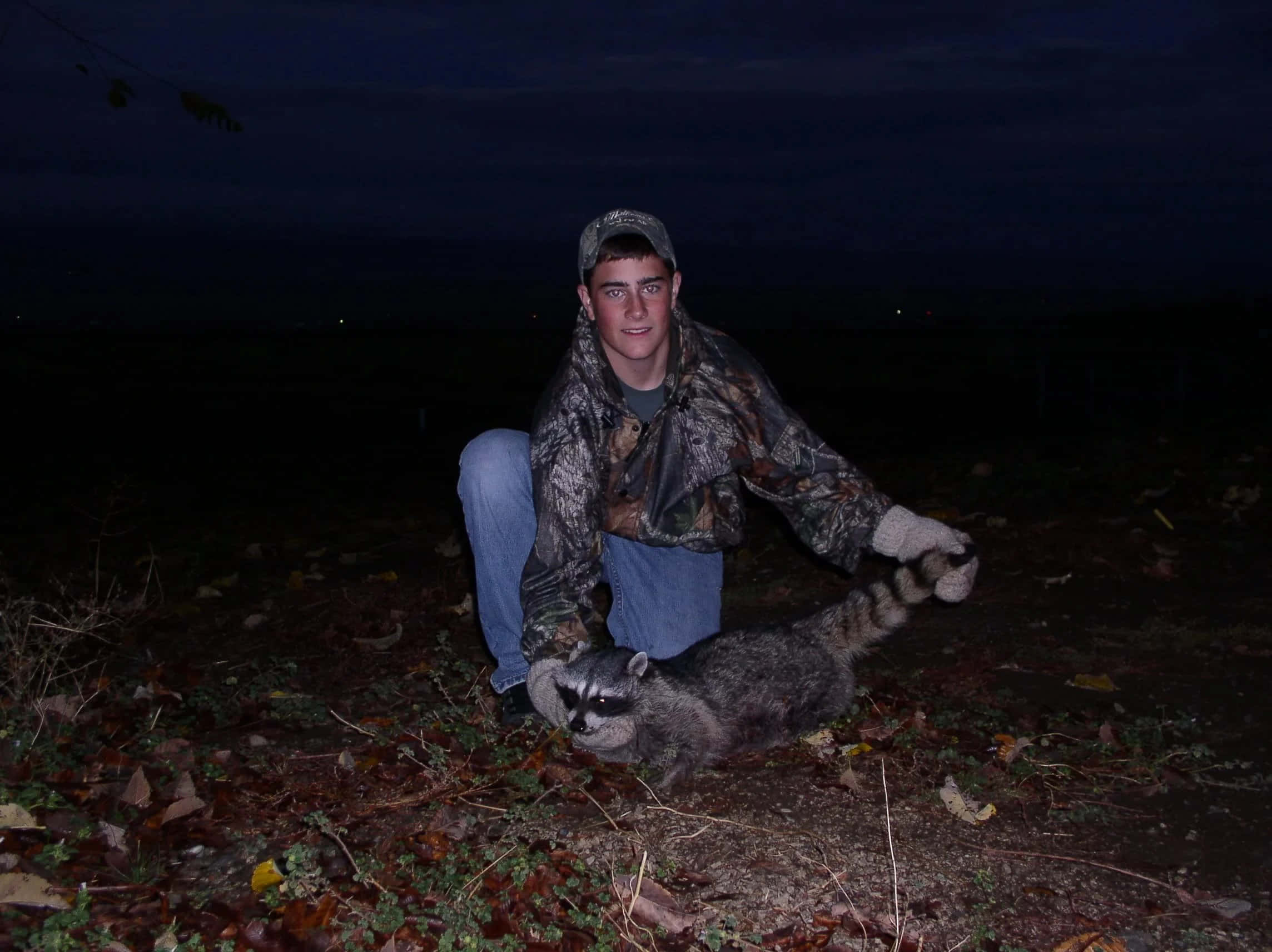 Coon Hunting, young hunter, camouflage, Full HD Desktop Wallpaper