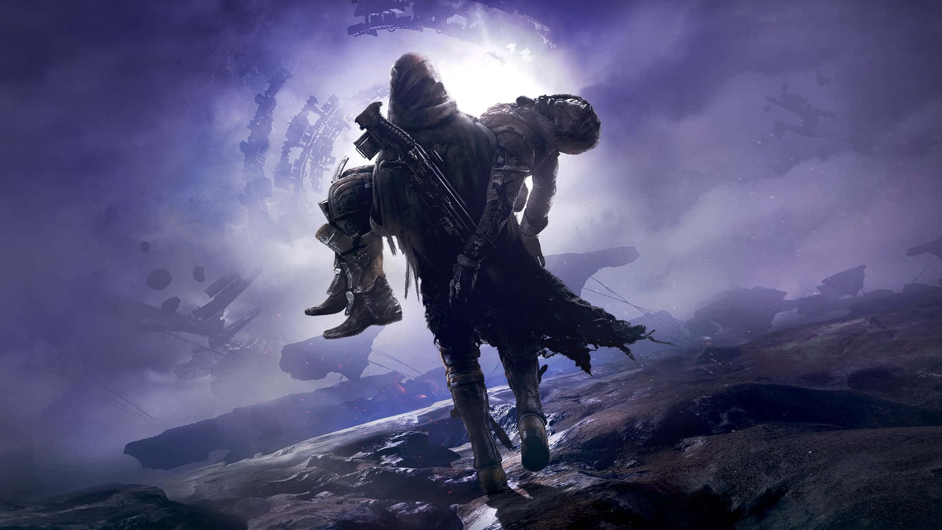 2 player games, 1920 x 1080 wallpaper, lone armored warrior, Full HD Desktop Wallpaper