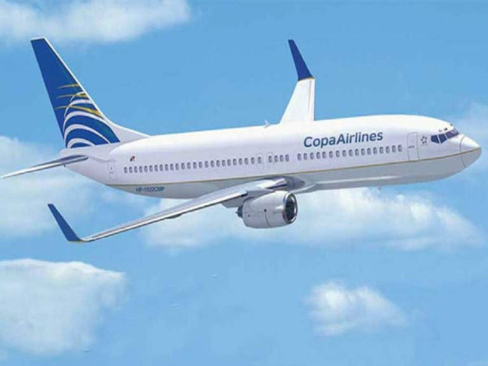 Copa Airlines, passenger jet, bright blue sky, SD Desktop Wallpaper