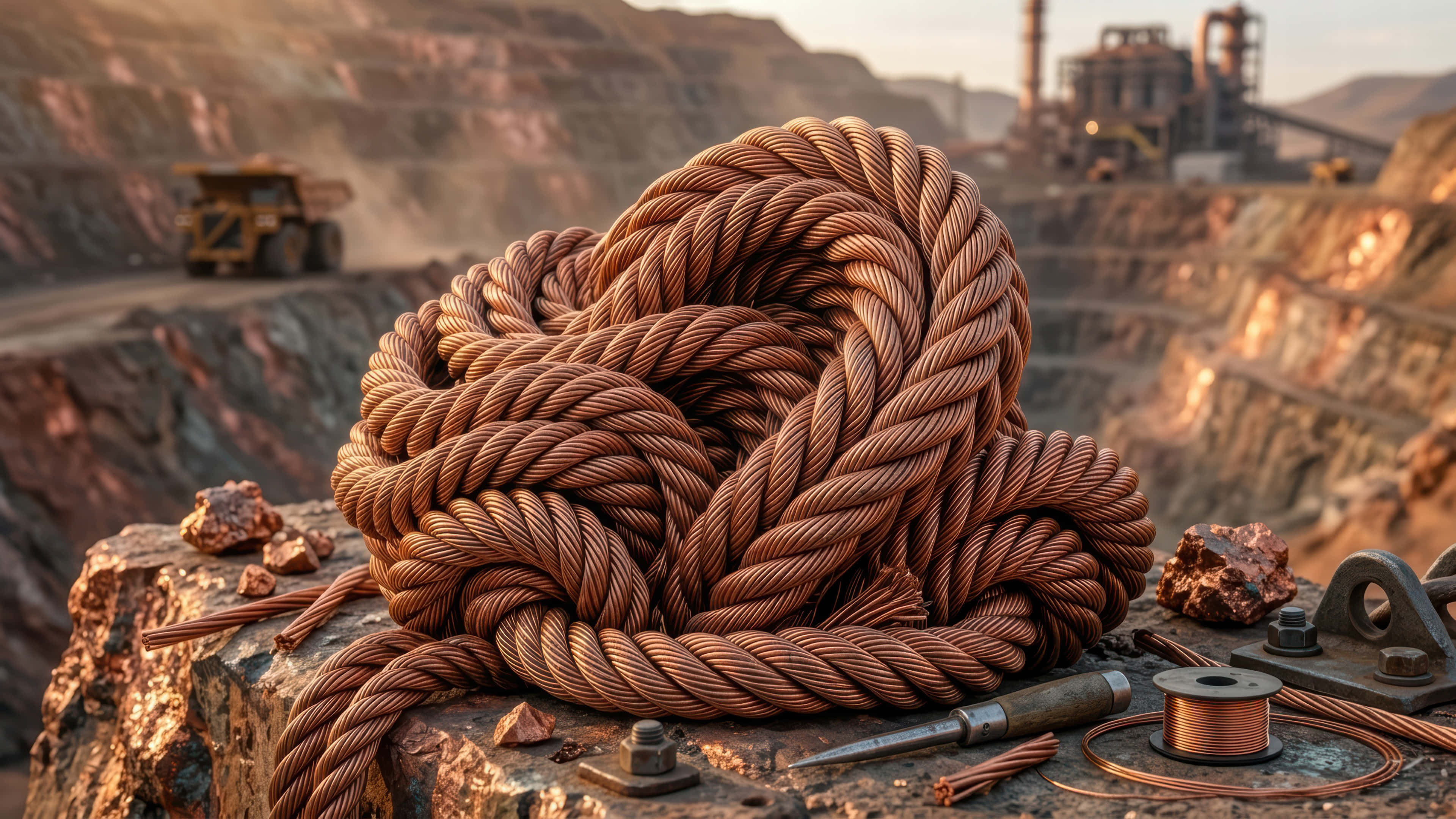 copper rope bloom, modded wallpaper, desktop enhancement, 4K Desktop Wallpaper