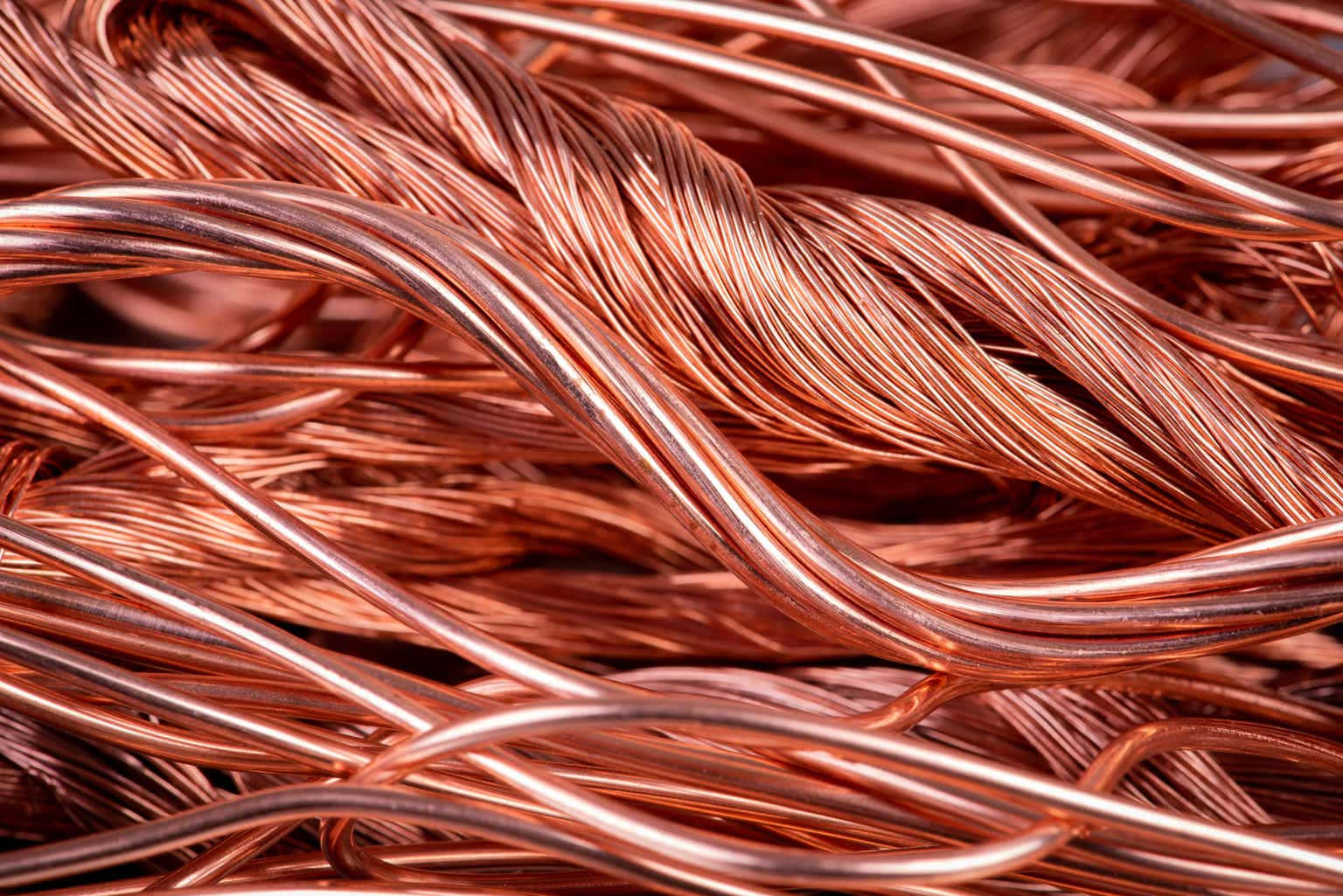 copper wire, warm metallic sheen, soft light, HD Desktop Wallpaper