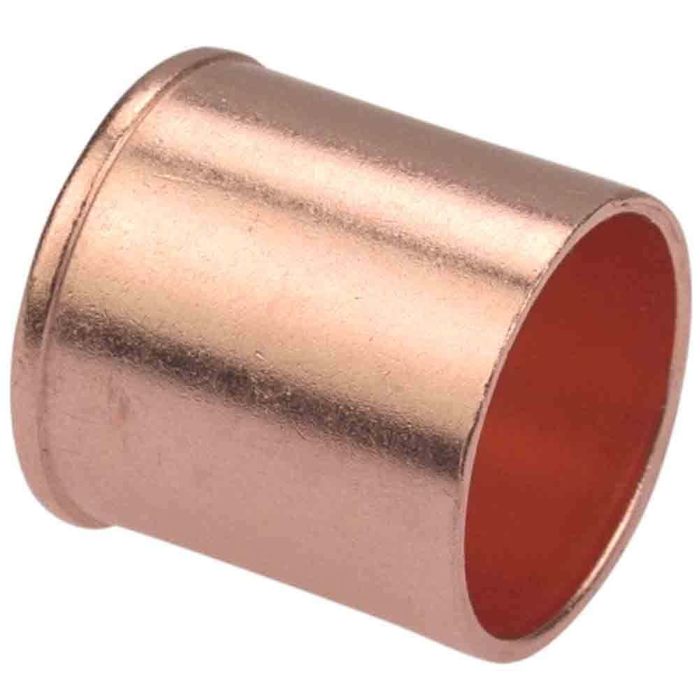 copper pipe coupling, brushed metallic finish, warm reddish interior, SD Desktop Wallpaper