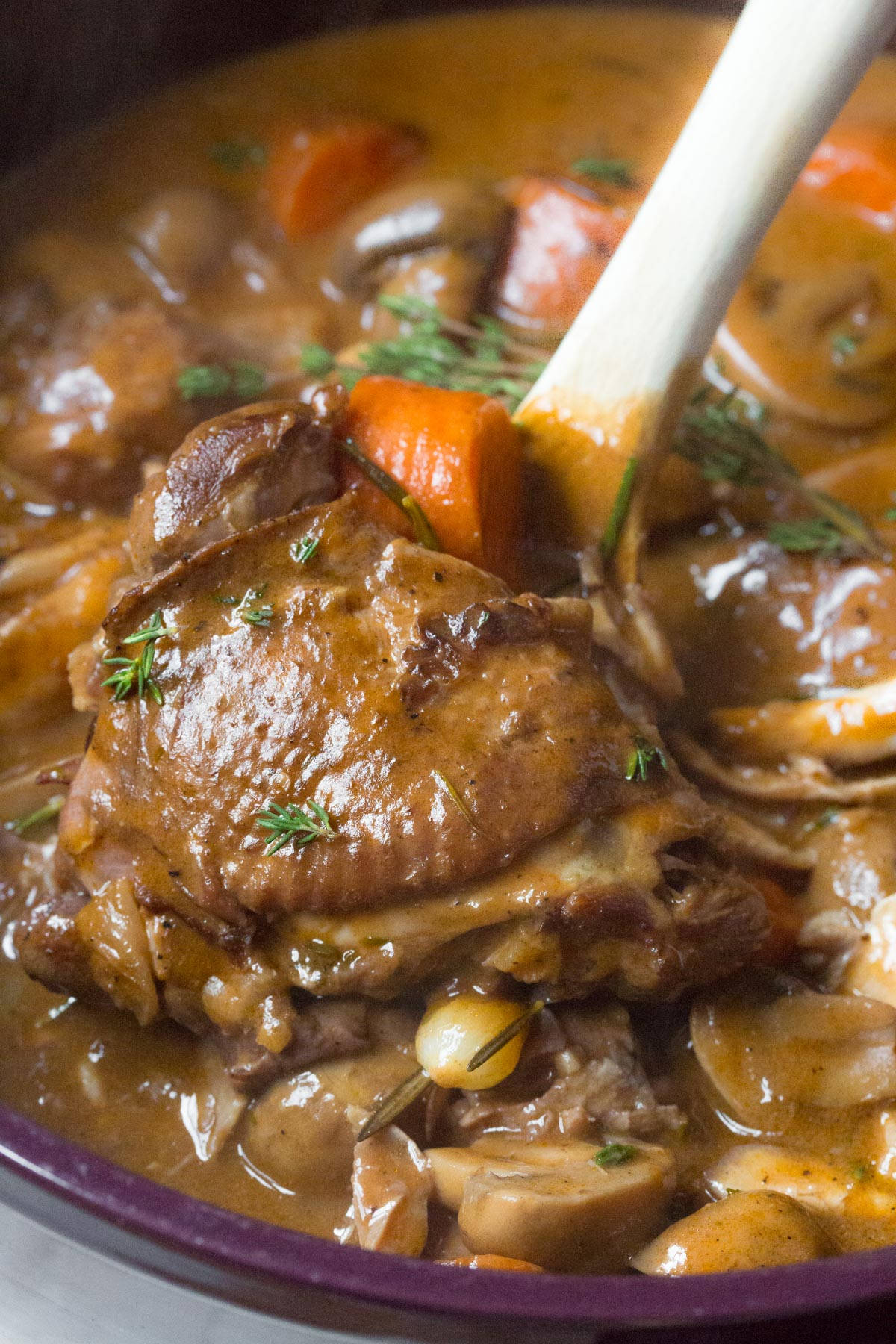 Coq Au Vin, spoon, plate, HD Phone Wallpaper