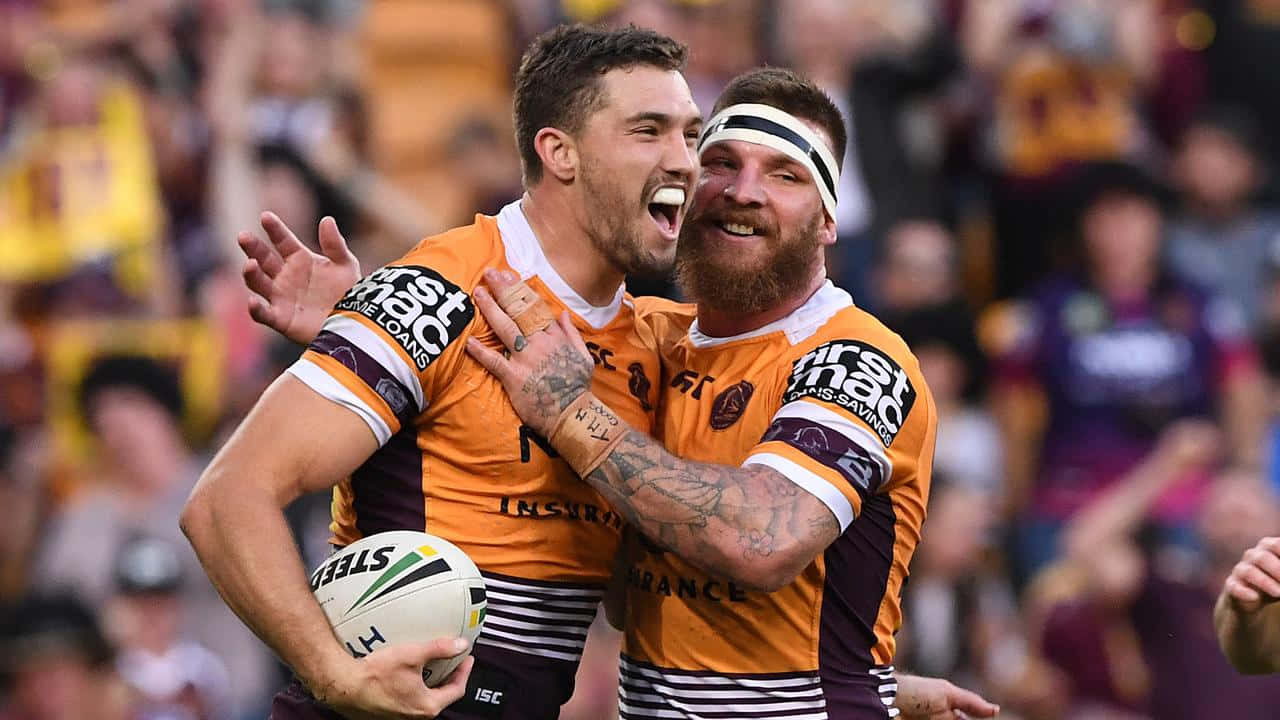 Corey Oates, orange jerseys, touchdown, HD Desktop Wallpaper