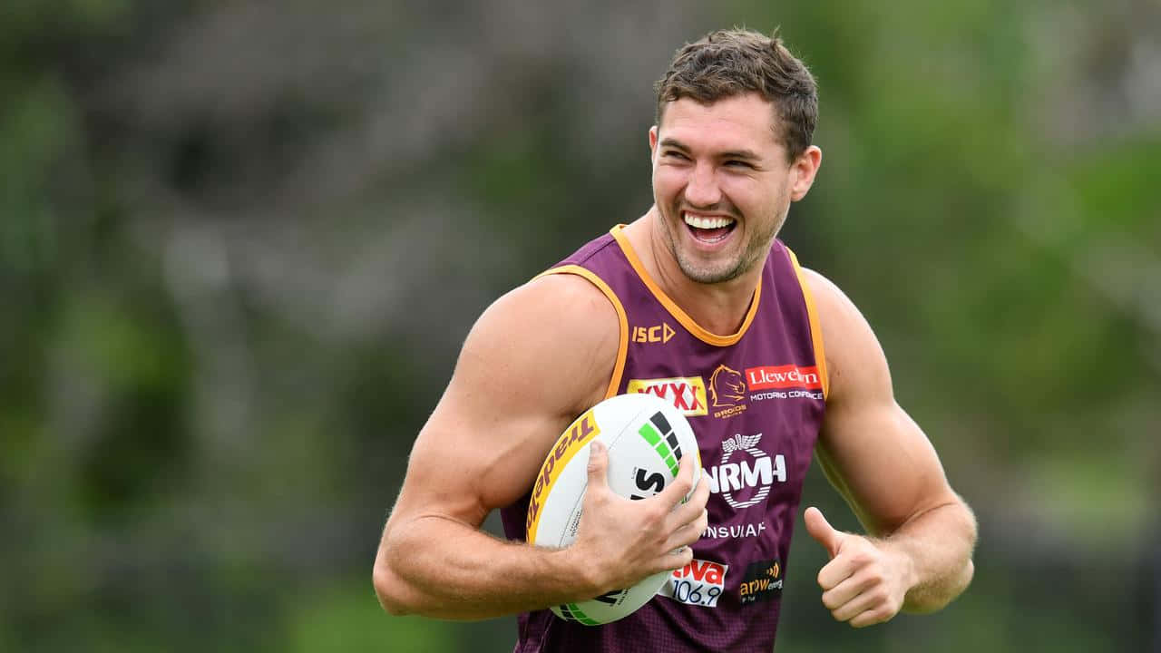 Corey Oates, maroon jersey, rugby league player, HD Desktop Wallpaper