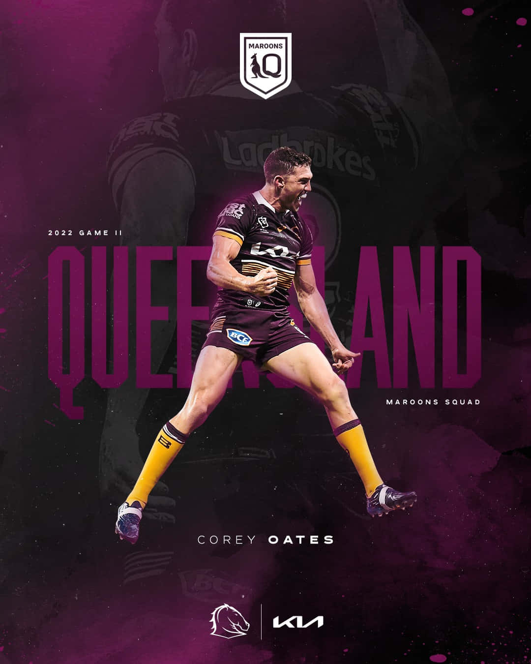 Corey Oates, maroon and gold uniform, vibrant purple background, HD Phone Wallpaper
