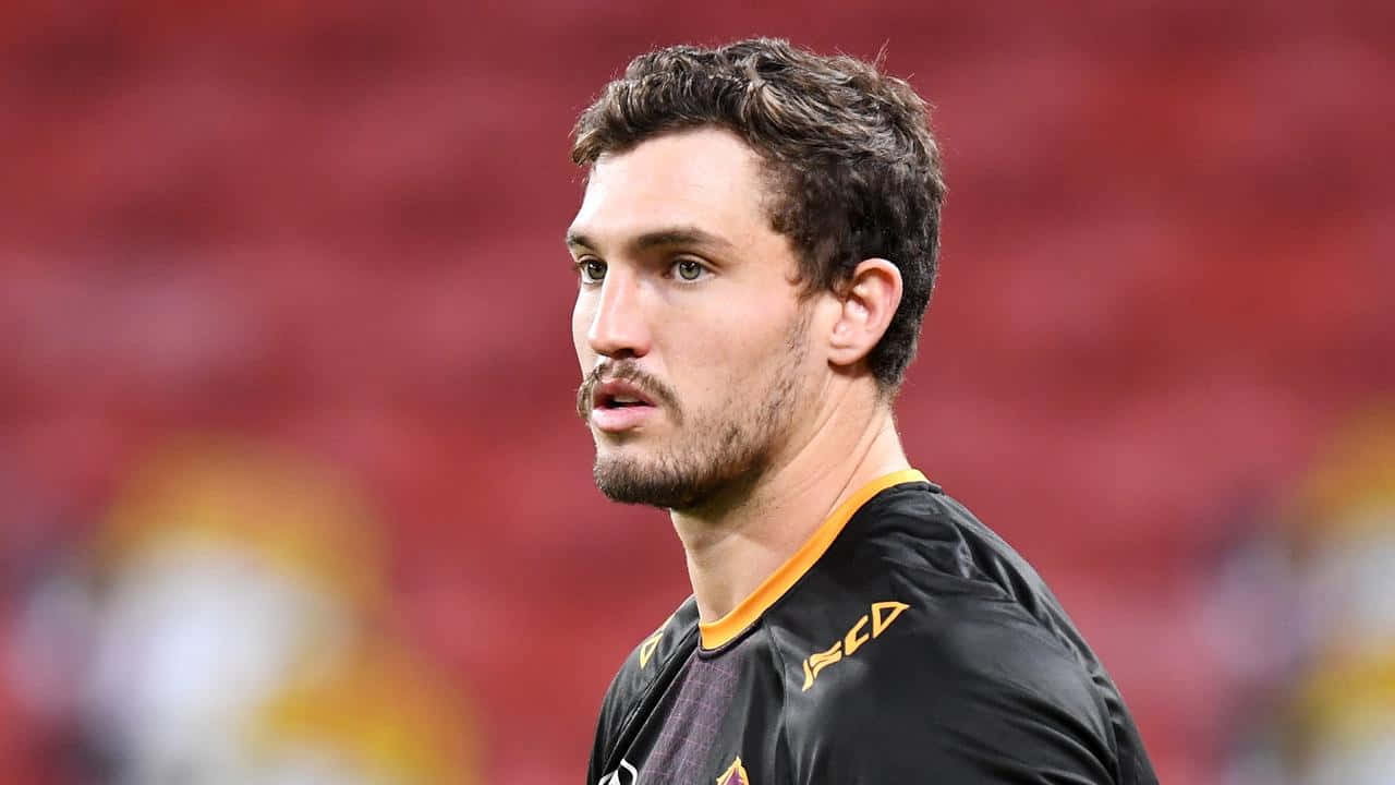 Corey Oates, black jersey, stadium field, HD Desktop Wallpaper