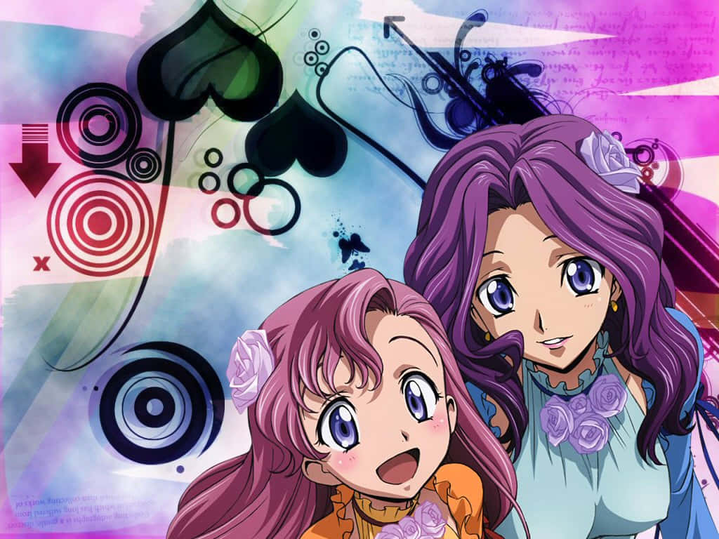 Cornelia Li Britannia, purple hair, blue eyes, SD Desktop Wallpaper