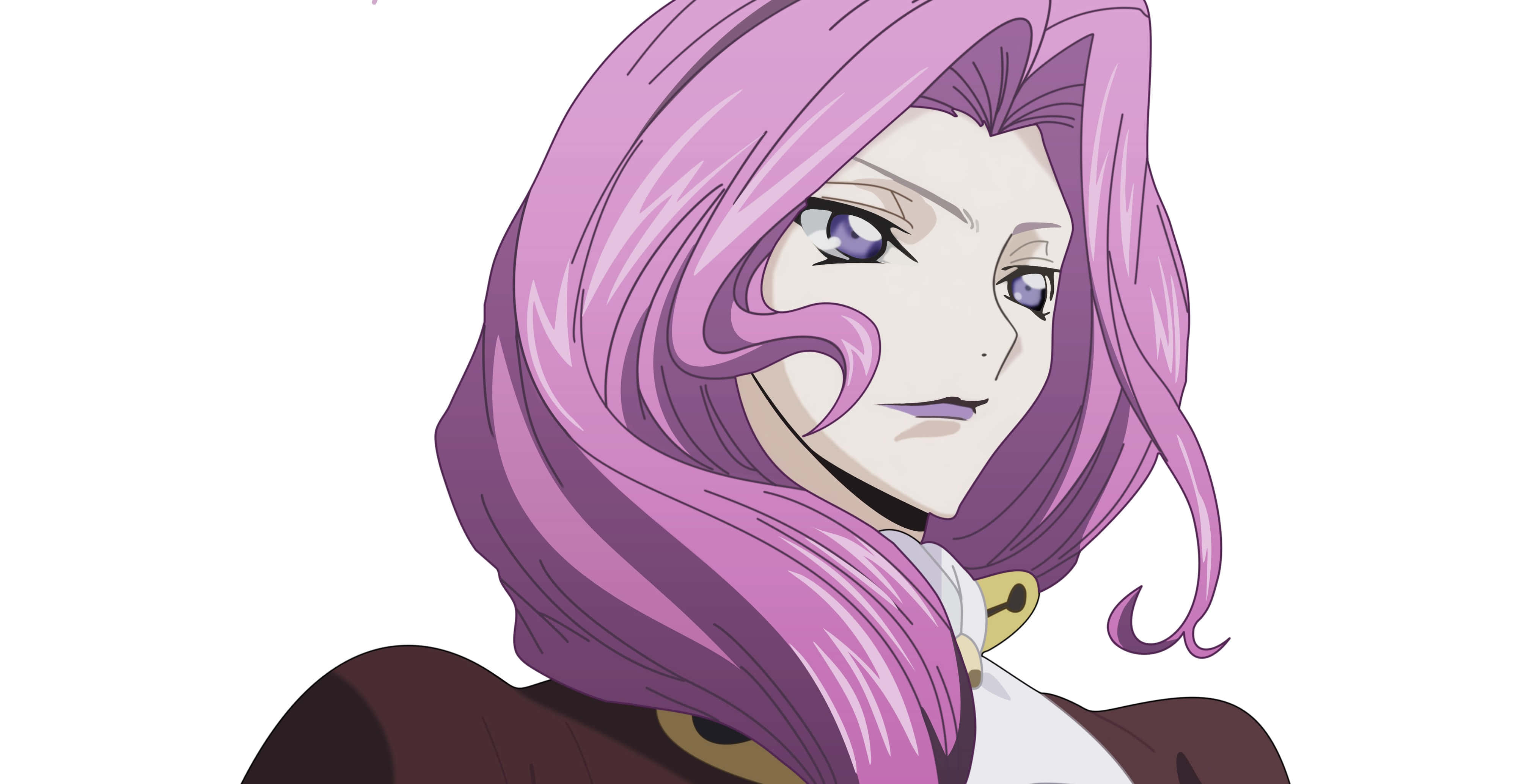 Cornelia Li Britannia, purple hair, piercing blue eyes, 4K Desktop Wallpaper